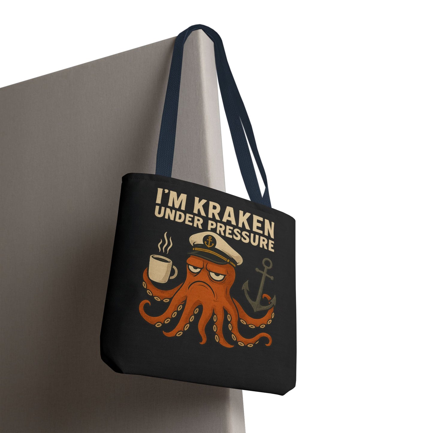 Stressed Octopus Tote Bag Nautical Bag Beach Tote Ocean Reusable Bag Seaside