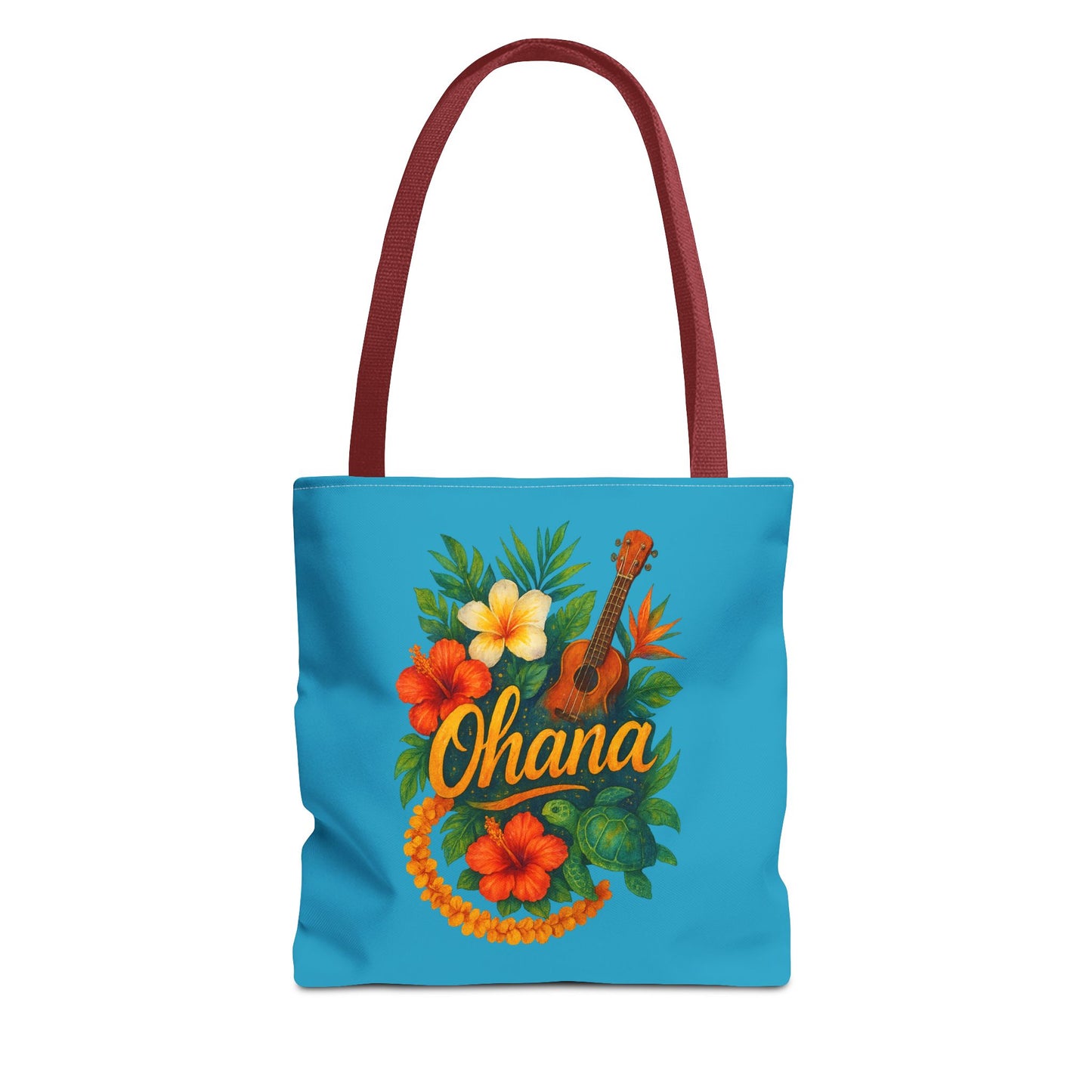 Hawaiian Ohana Tote Bag | Tropical Reusable Beach Bag | Aloha Gift Idea | Island Vibes Bag | Summer Tote | Luau Party Favor | Coastal Bag
