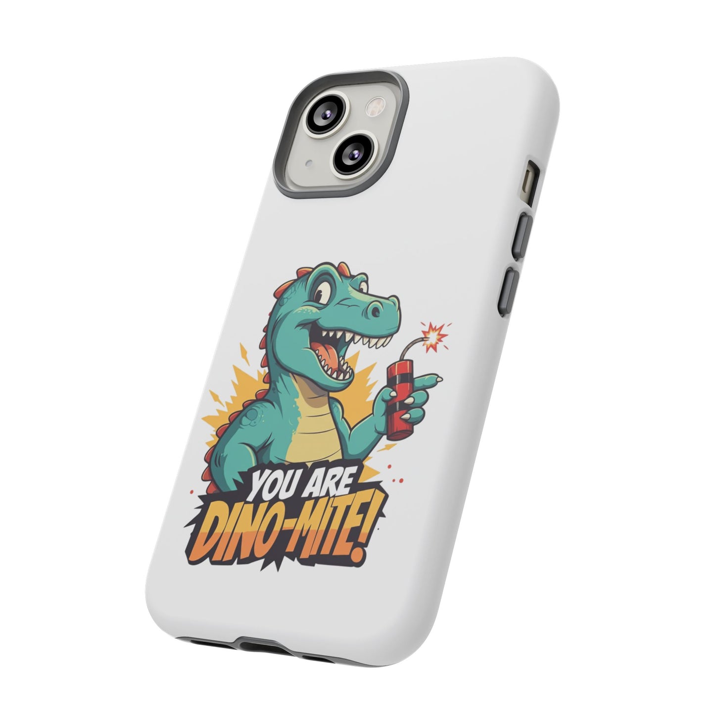 iPhone Case - Dino-Mite Pun Design