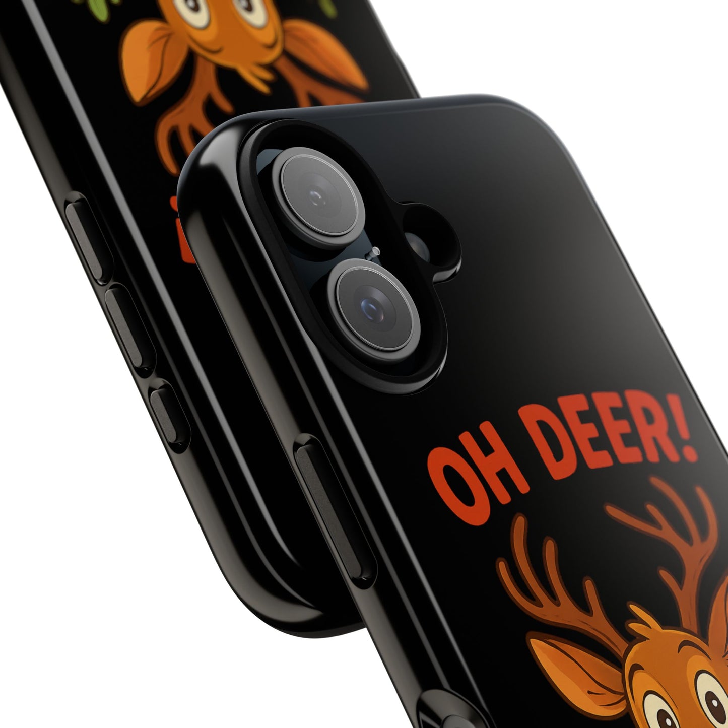 iPhone Case - Startled Deer 'Oh Deer' Nature Lover Phone Case Funny iPhone Accessory