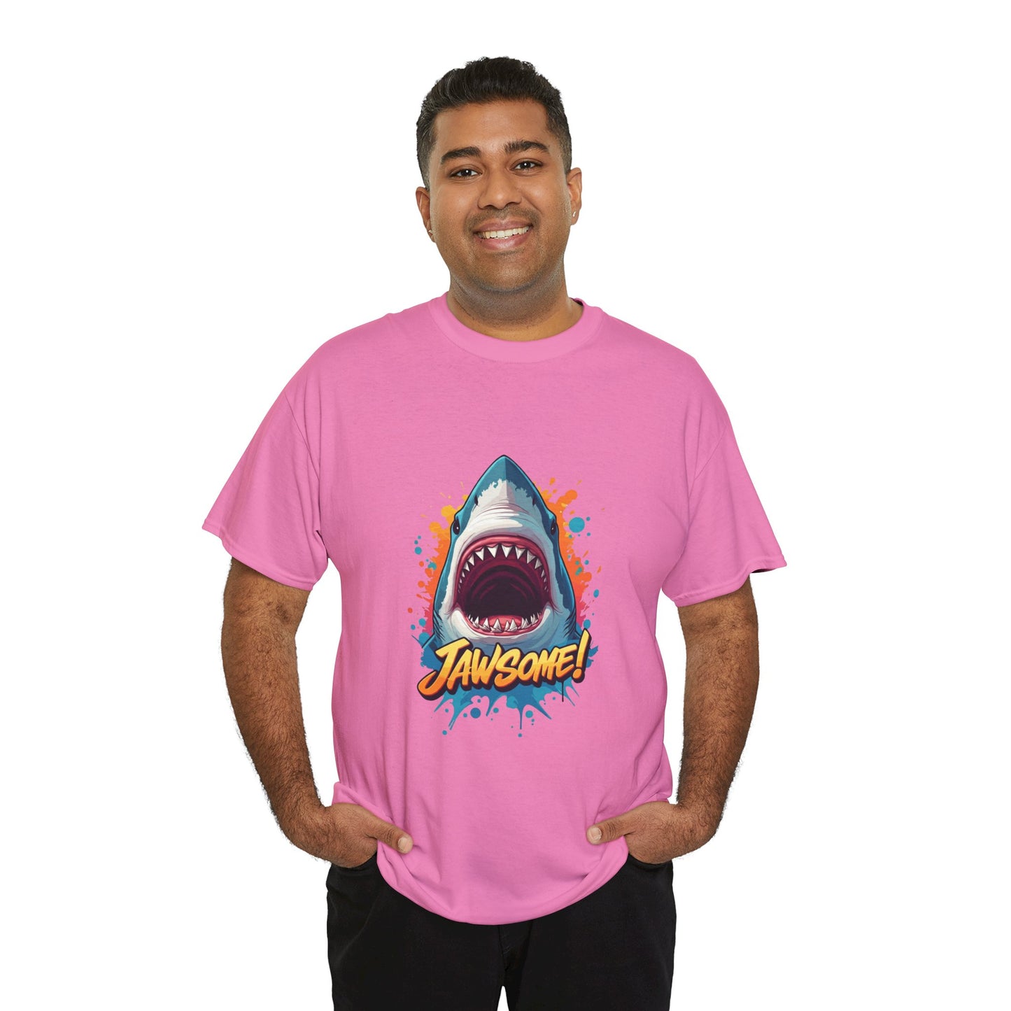 Jawsome Shark Graphic Tee | Fun Ocean Shark T-Shirt, Summer Beach Shirt, Shark Lover Gift, Trending Shark Week Apparel, Cute Marine Life Tee