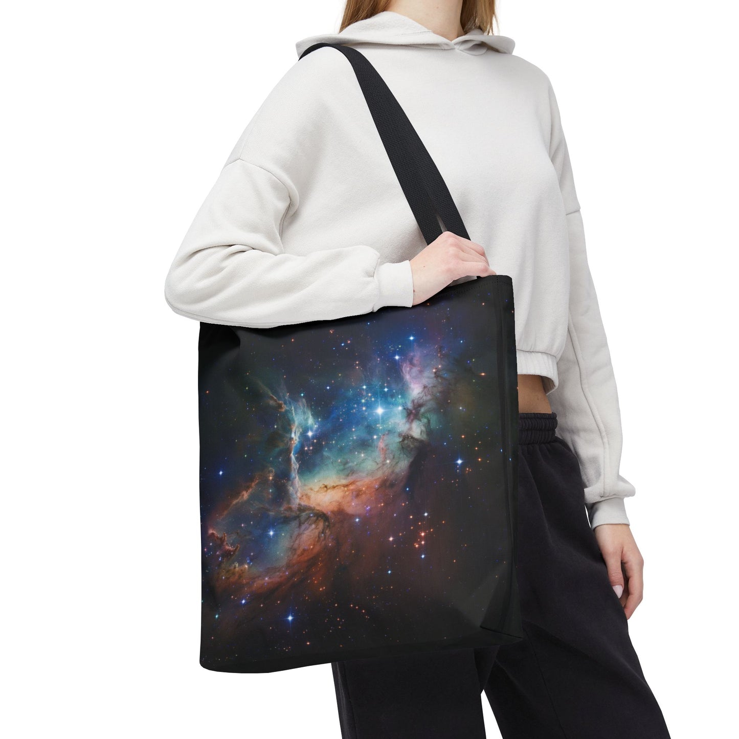 Space Galactic Tote Bag Starry Bag Reusable Tote Cosmic Bag Shopping Bag