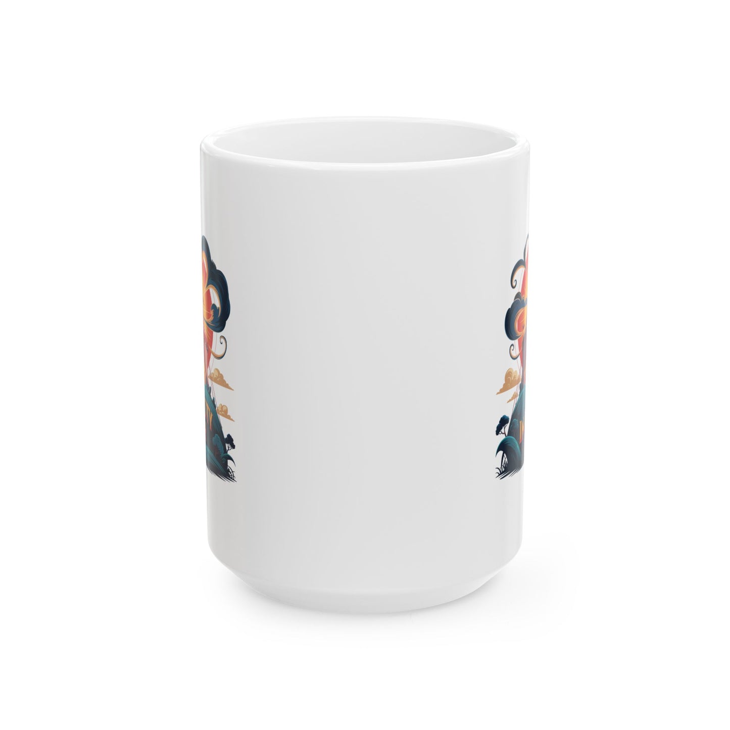 Funny Camping Coffee Mug • The In-Tent-City is High Pun Cup • Outdoor Adventure Gift • Festival Coffee Mug • Camping Humor Drinkware