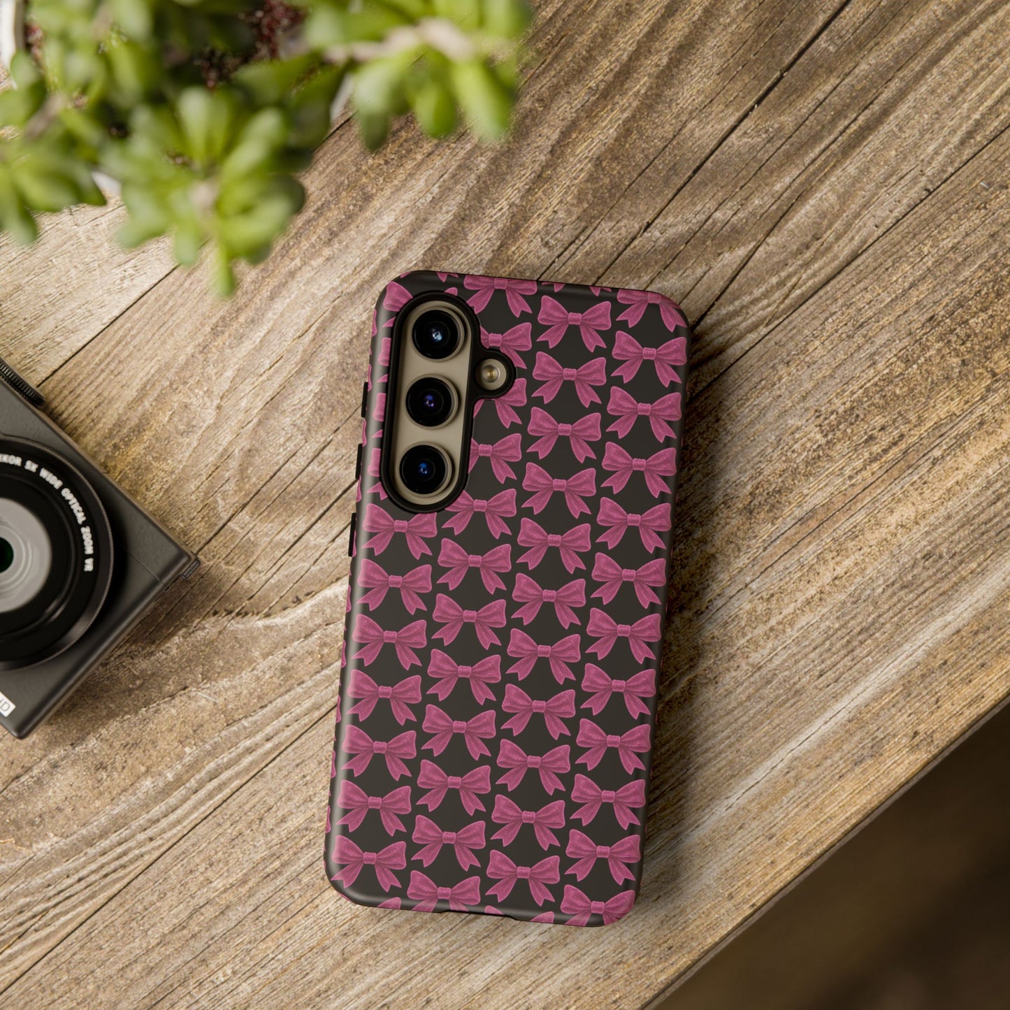 Pink Bow Samsung Case Coquette Aesthetic Phone Cover Cute Girly Phone Case Glossy Y2K Accessory Kawaii Samsung Case Gift