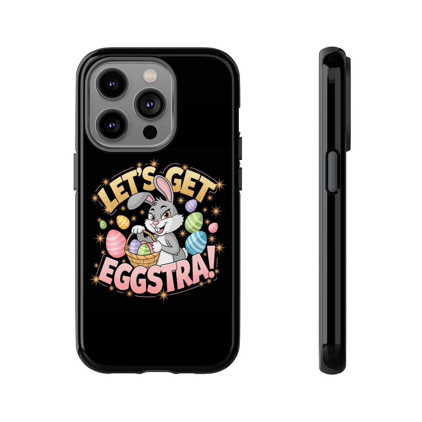 iPhone Case Easter Bunny 'Let's Get Eggstra Phone Case Easter iPhone Case
