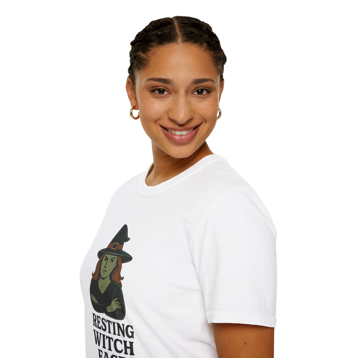 Resting Witch Face T-Shirt • Funny Halloween Witch Tee • Cozy Spooky Season Graphic Tee • Autumn Witch Shirt • Witches Aesthetic Fashion