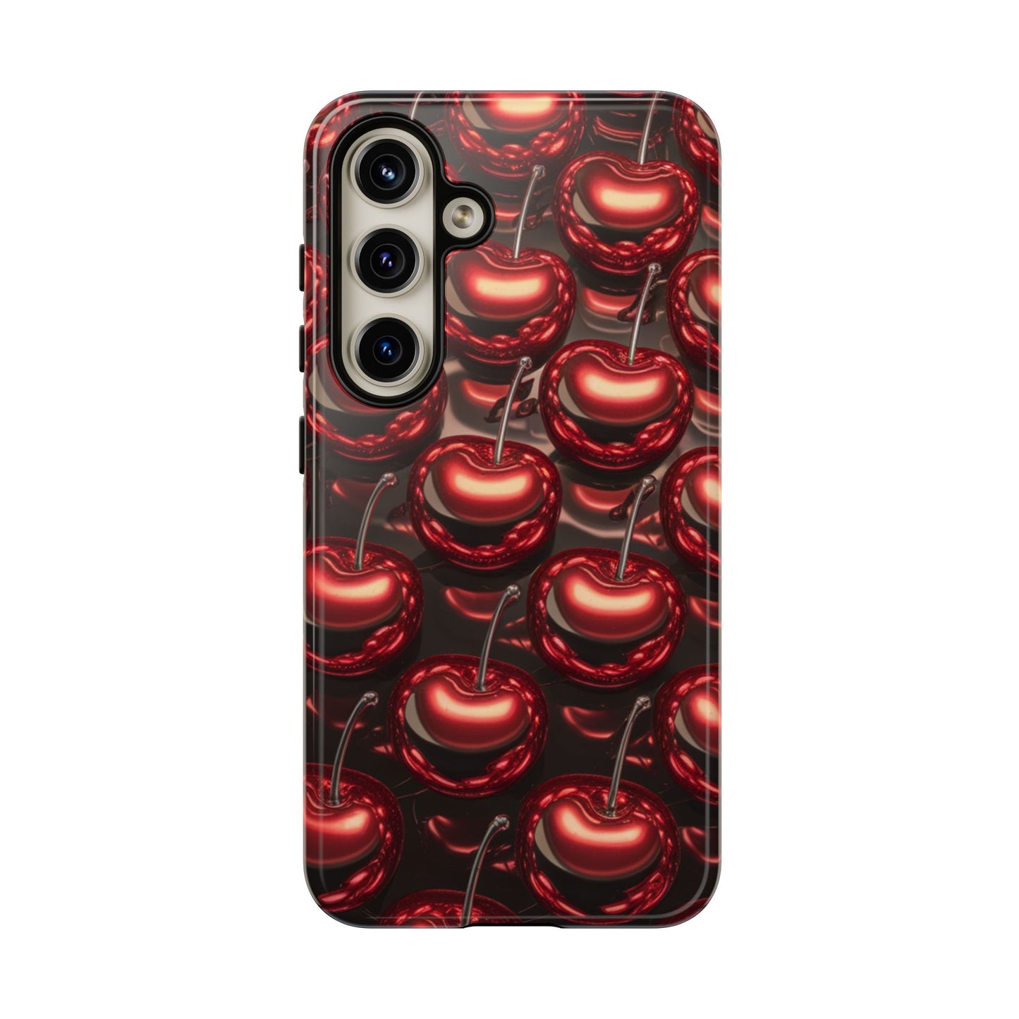 Phone Case - Shiny Cherries Design for Samsung Galaxy