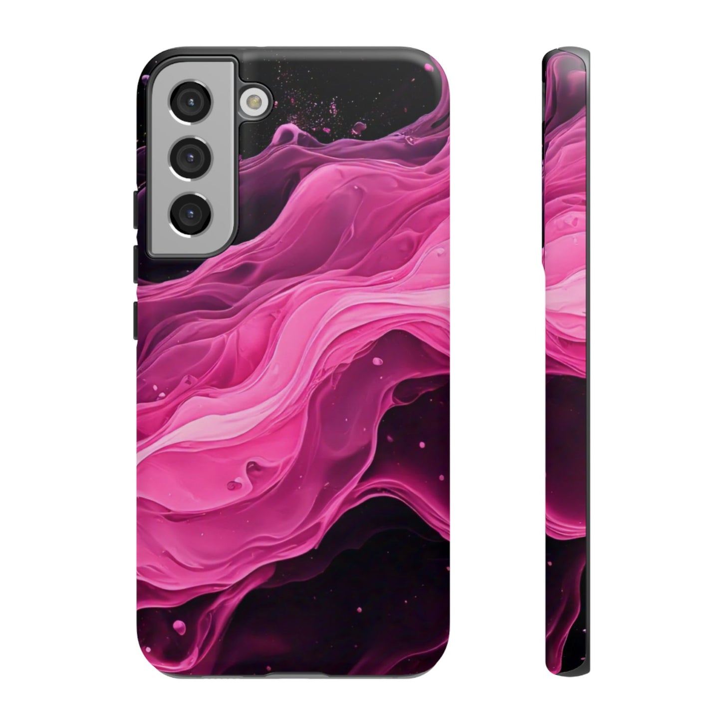 Samsung Galaxy Pink Paint Splash phone cover