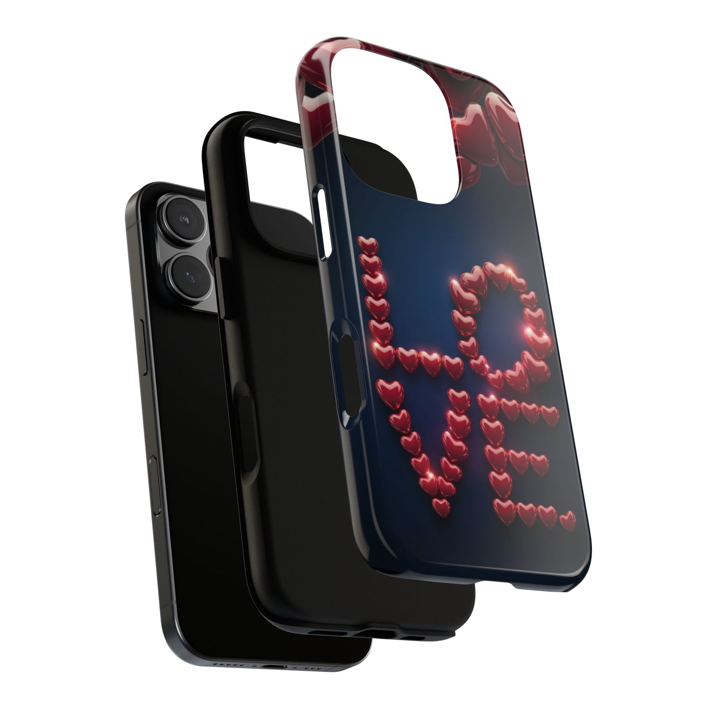 iPhone Case - Love Hearts Design