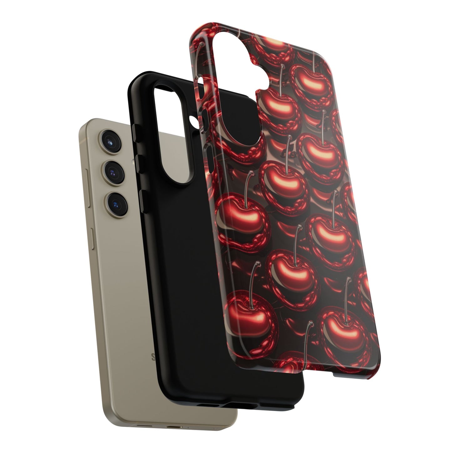 Phone Case - Shiny Cherries Design for Samsung Galaxy