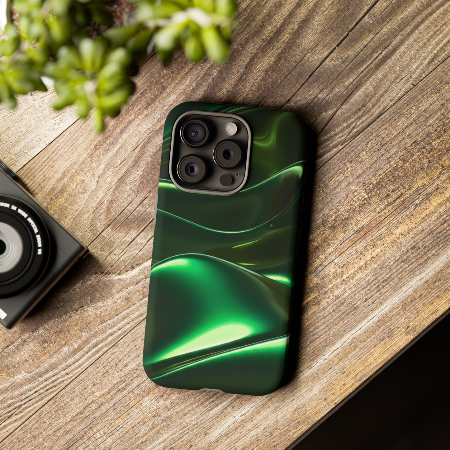 iPhone Case - Fluid Metallic Design