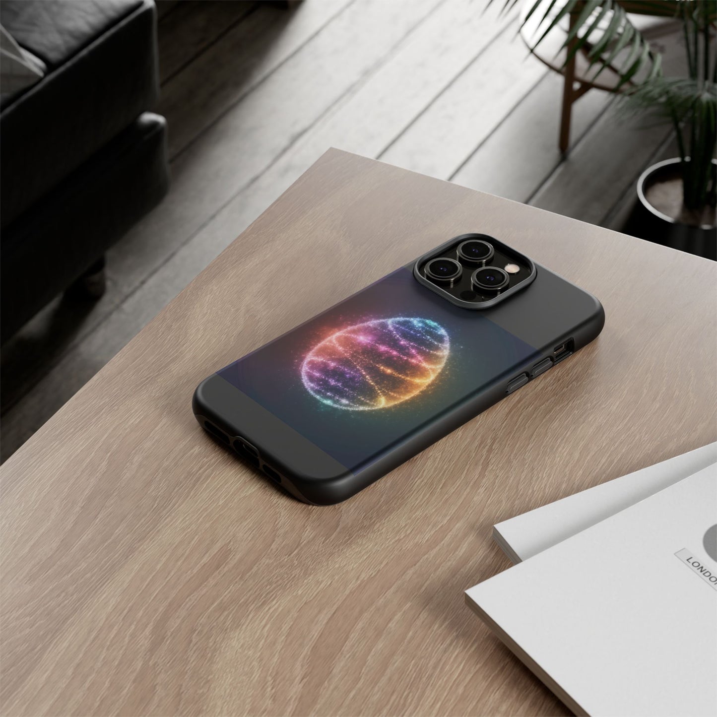 iPhone Case Bioluminescent Easter Egg Design Easter Phone Case Easter iPhone Case