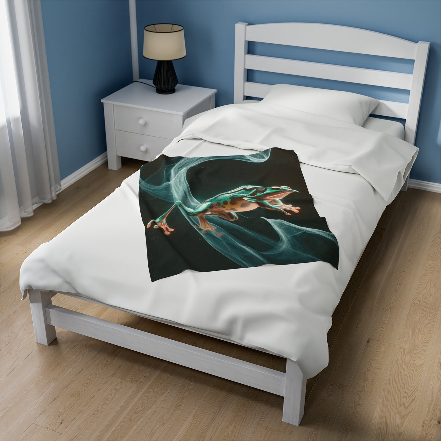 Plush Blanket - Fun Frog Design