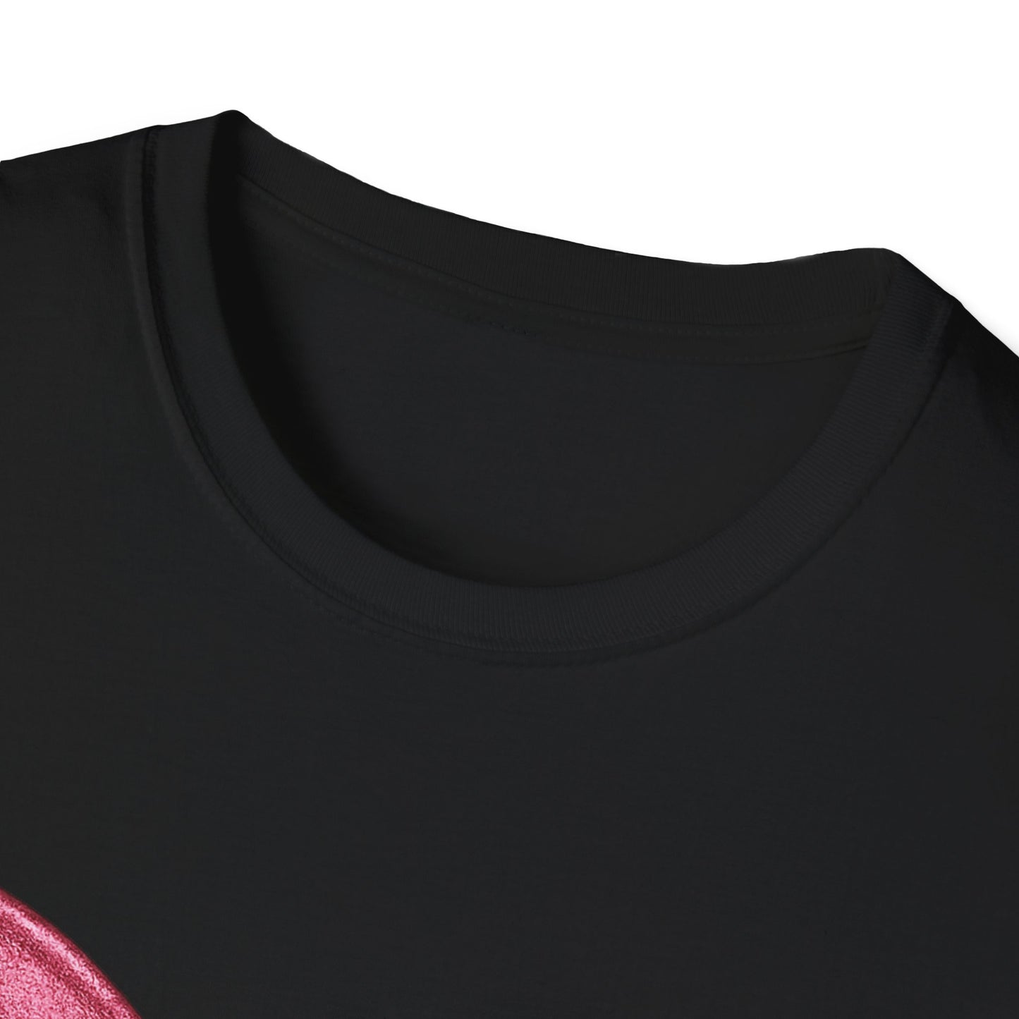 Metallic Burgundy Bow T-Shirt π | Elegant Cute Graphic Tee | Unisex Softstyle Shirt | Gift for Her, Aesthetic Outfit, Celebration Wear