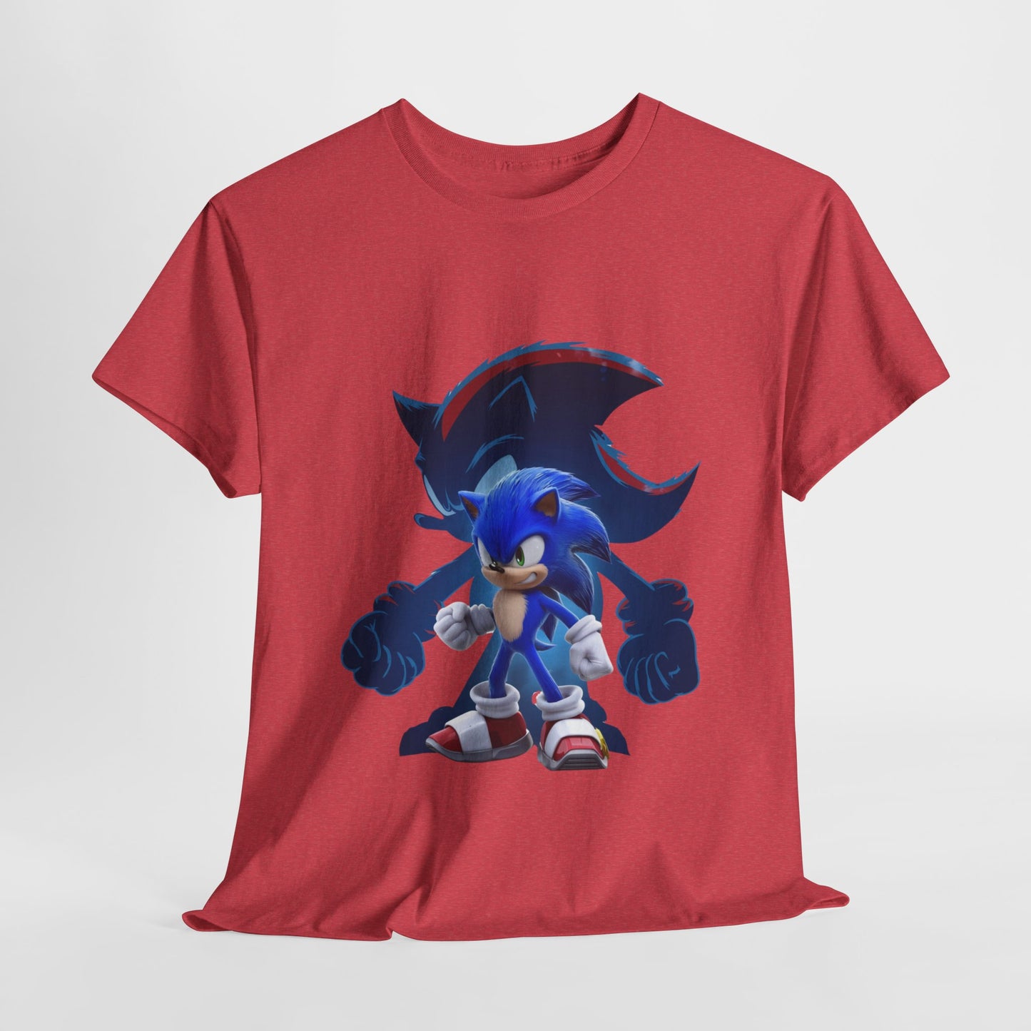 Blue Speed Hero Graphic Tee | Retro Gaming Legend T-Shirt | Fan Inspired Gamer Apparel | Cool Vintage Style Unisex Shirt for Adults & Teens