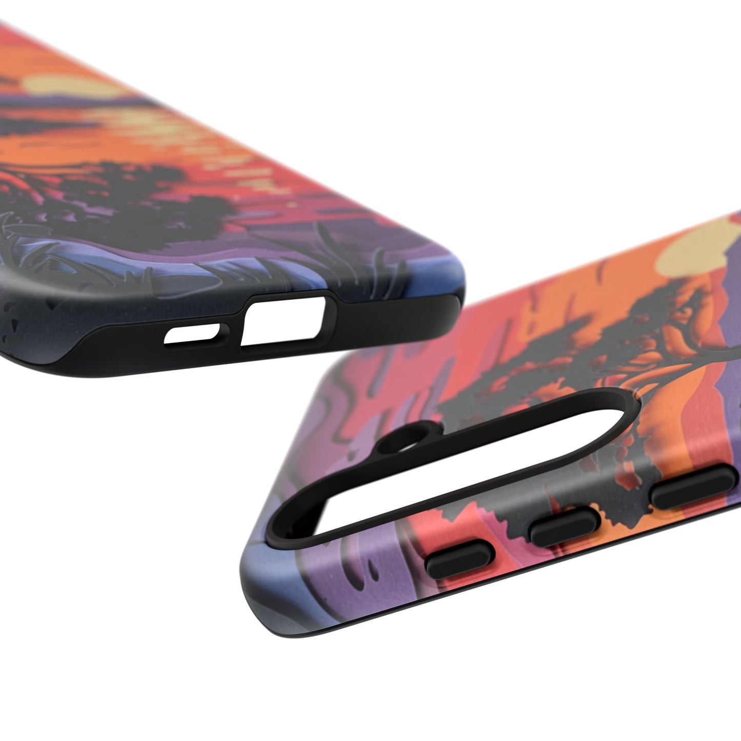 Samsung Galaxy Case - Colorful Paper Art Sunset