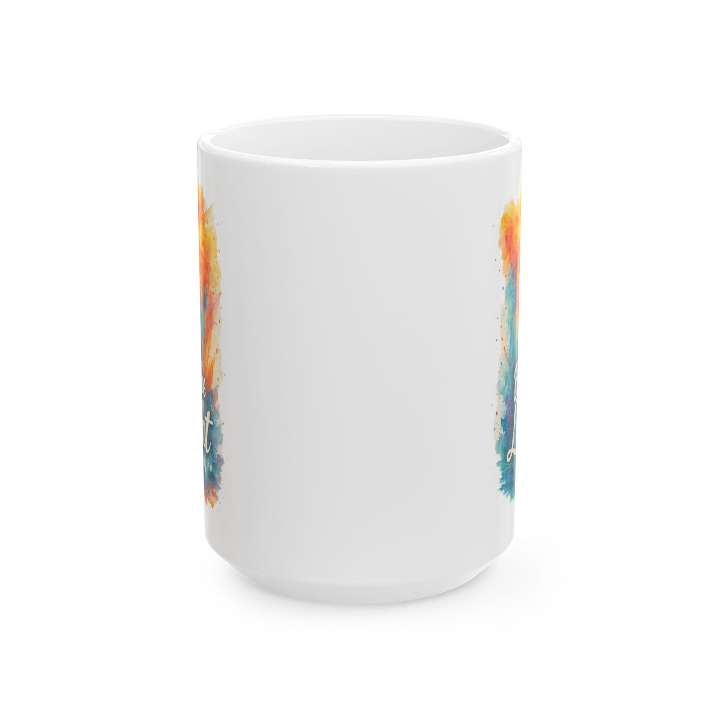 Be the Light Lighthouse Mug - Inspirational Ceramic Coffee Cup | Motivational Gift for Him, Her, Graduation, New Job