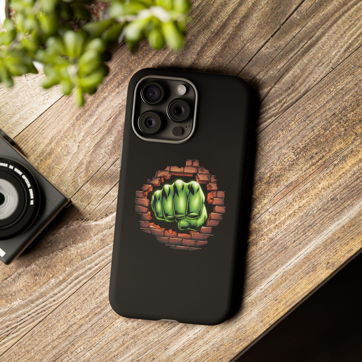 iPhone Case Green Fist Tough Case, Comic Book Phone Case, iPhone Case for Geeks
