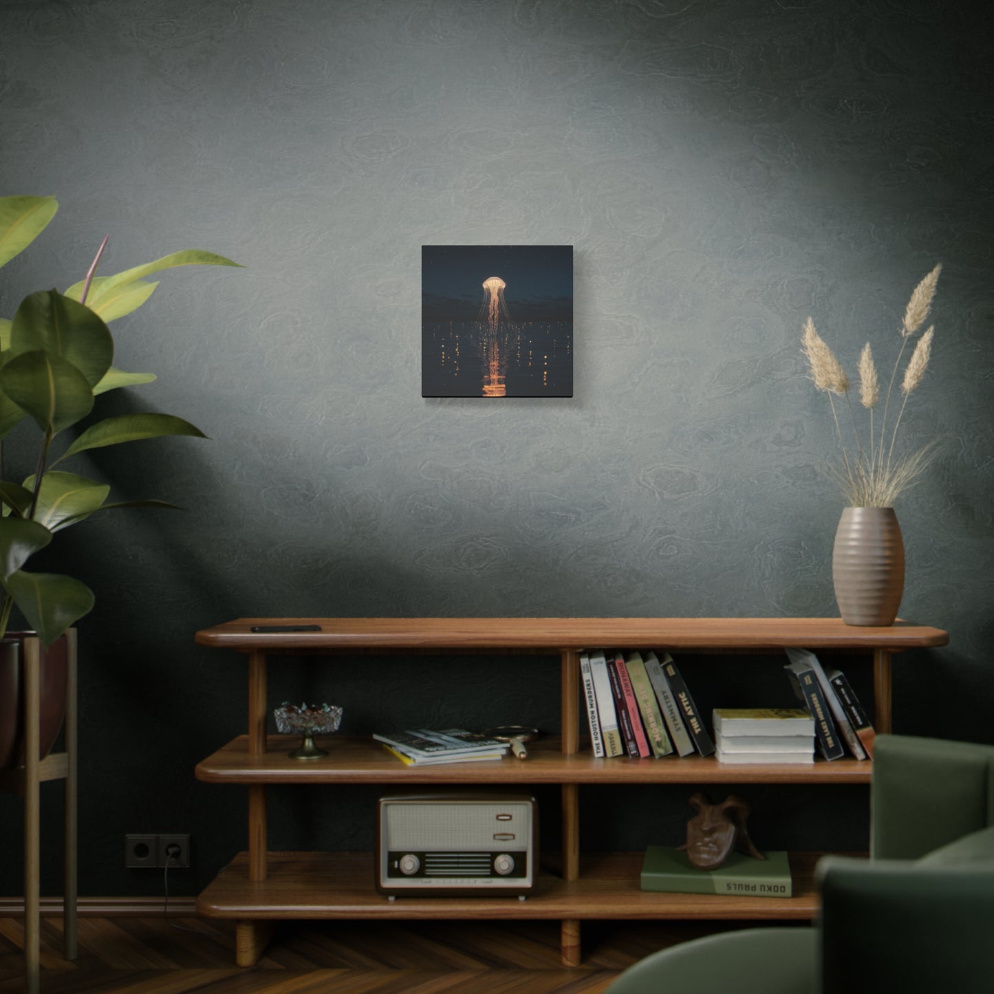 Canvas Art, Jellyfish Emerging from a Lake