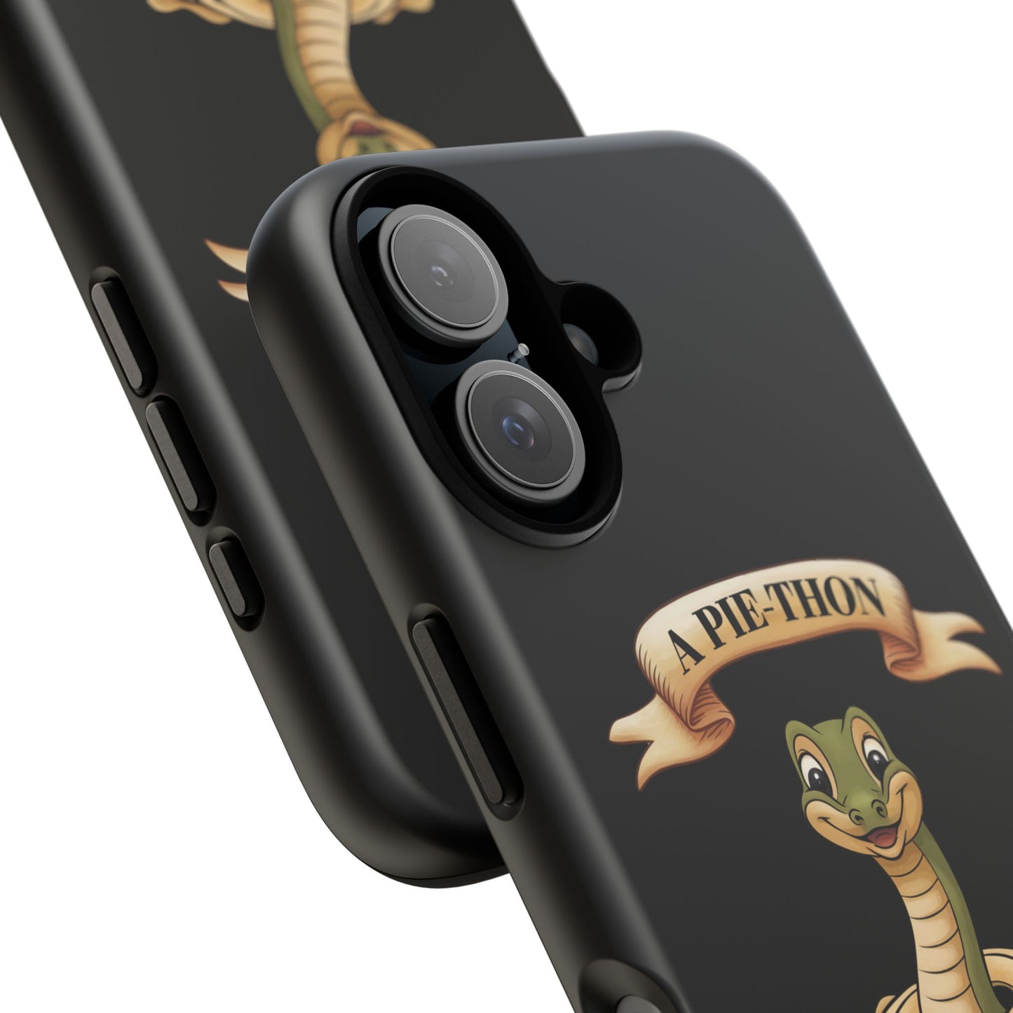 iPhone Case - 'Pie-Thon' Snake Pie Funny Tough Case
