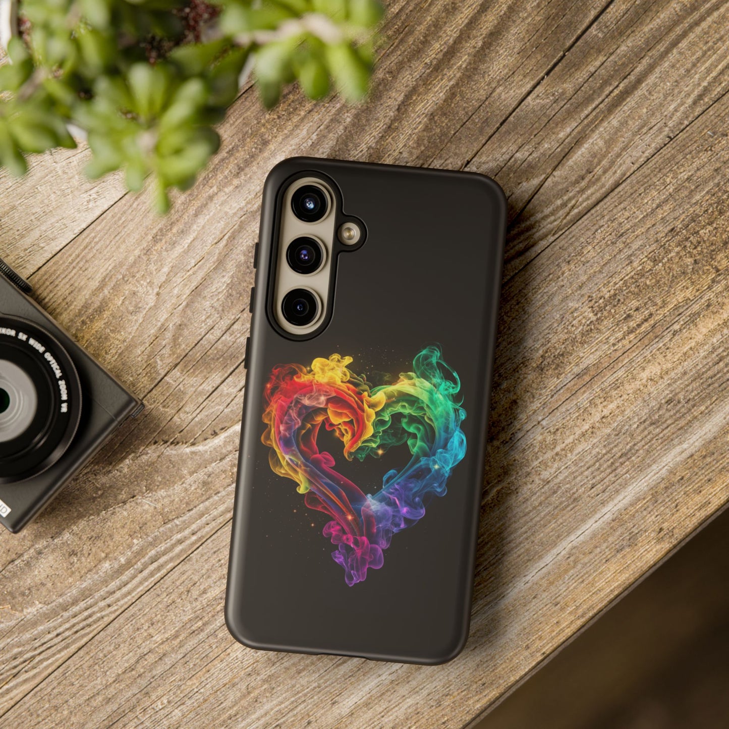 Samsung Galaxy Case - Colorful Heart Design
