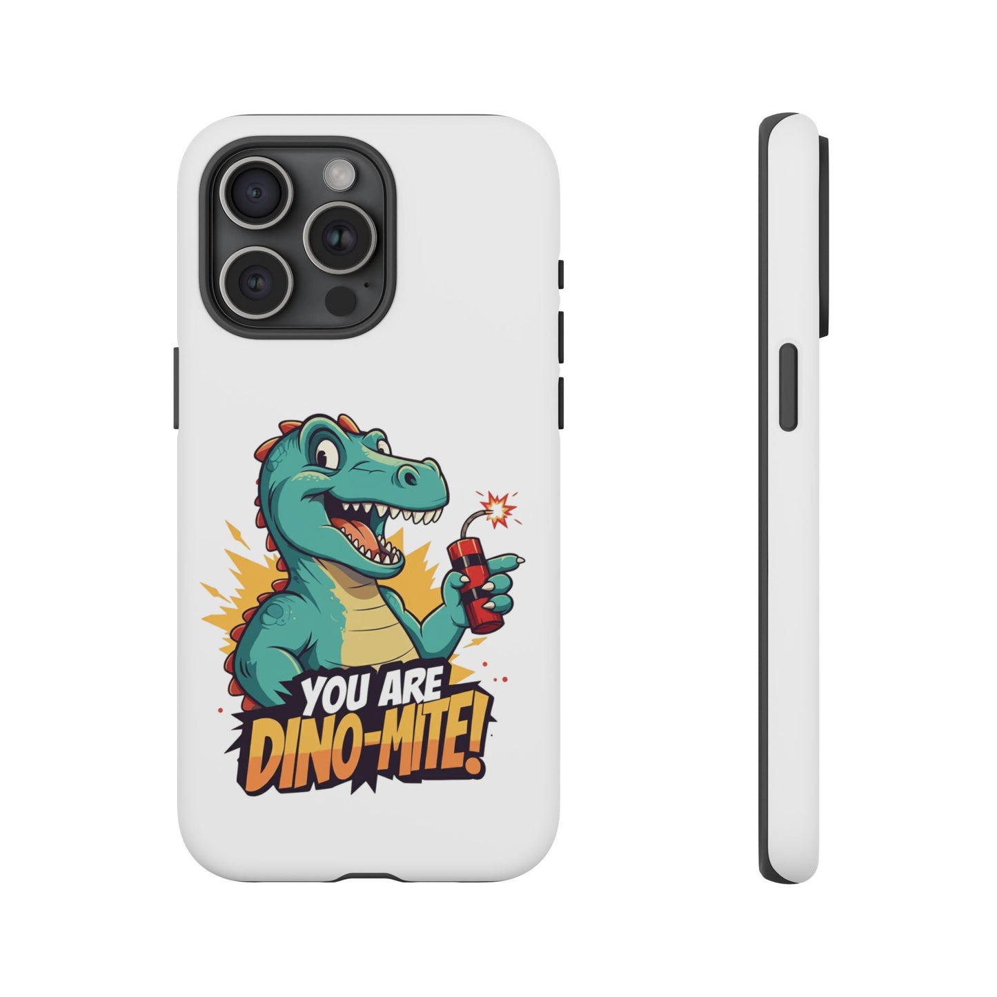 iPhone Case - Dino-Mite Pun Design