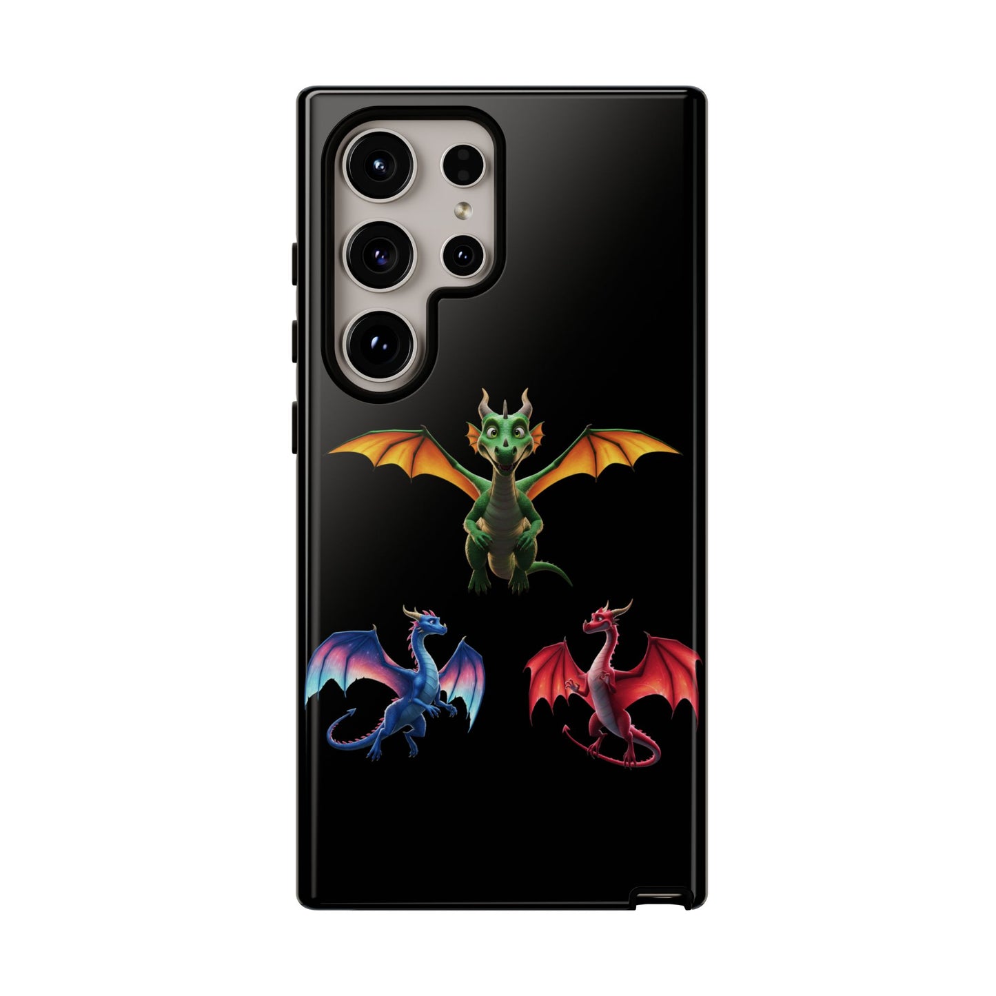 Protective Dragon Phone Case for Samsung Galaxy - Fantasy Art Durable Cover - Bookish Mythical Gift for Teens & Adults Twilight Aesthetic