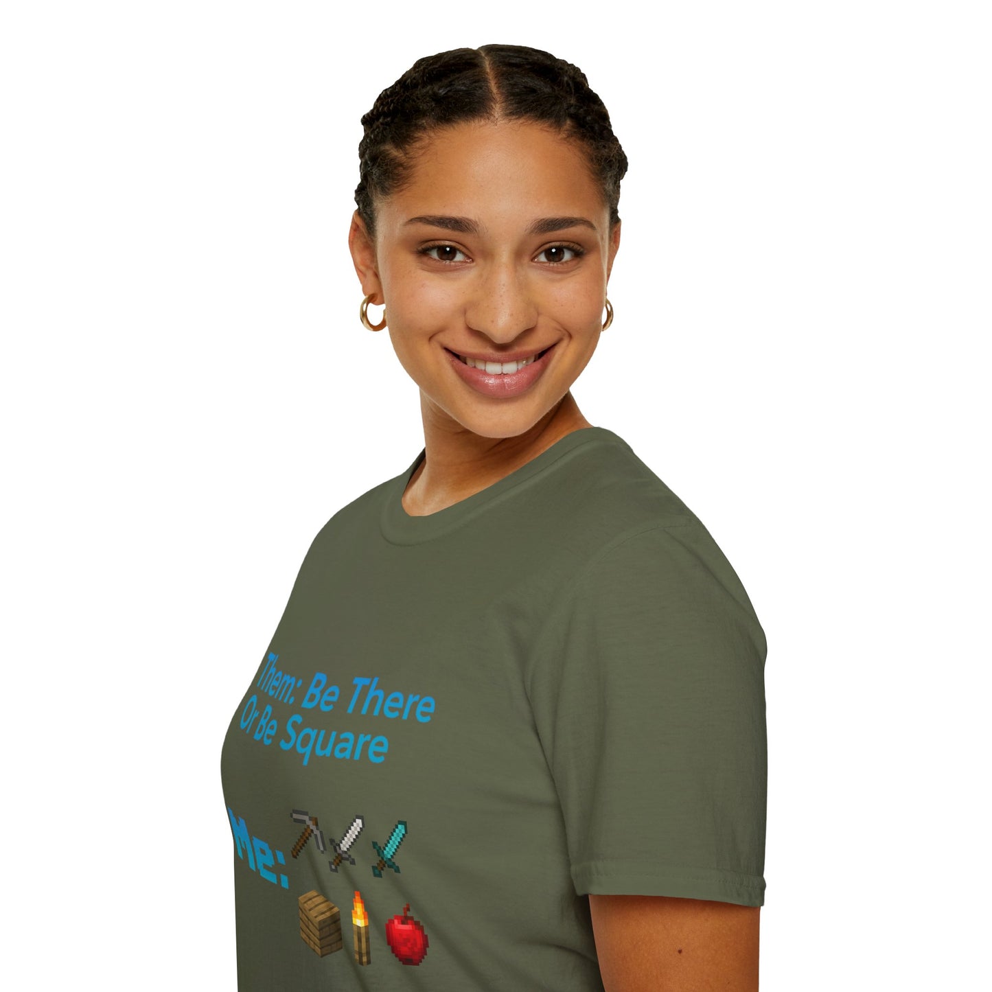 Be There or Be Square Cubed Unisex Shirt Gamer T-Shirt
