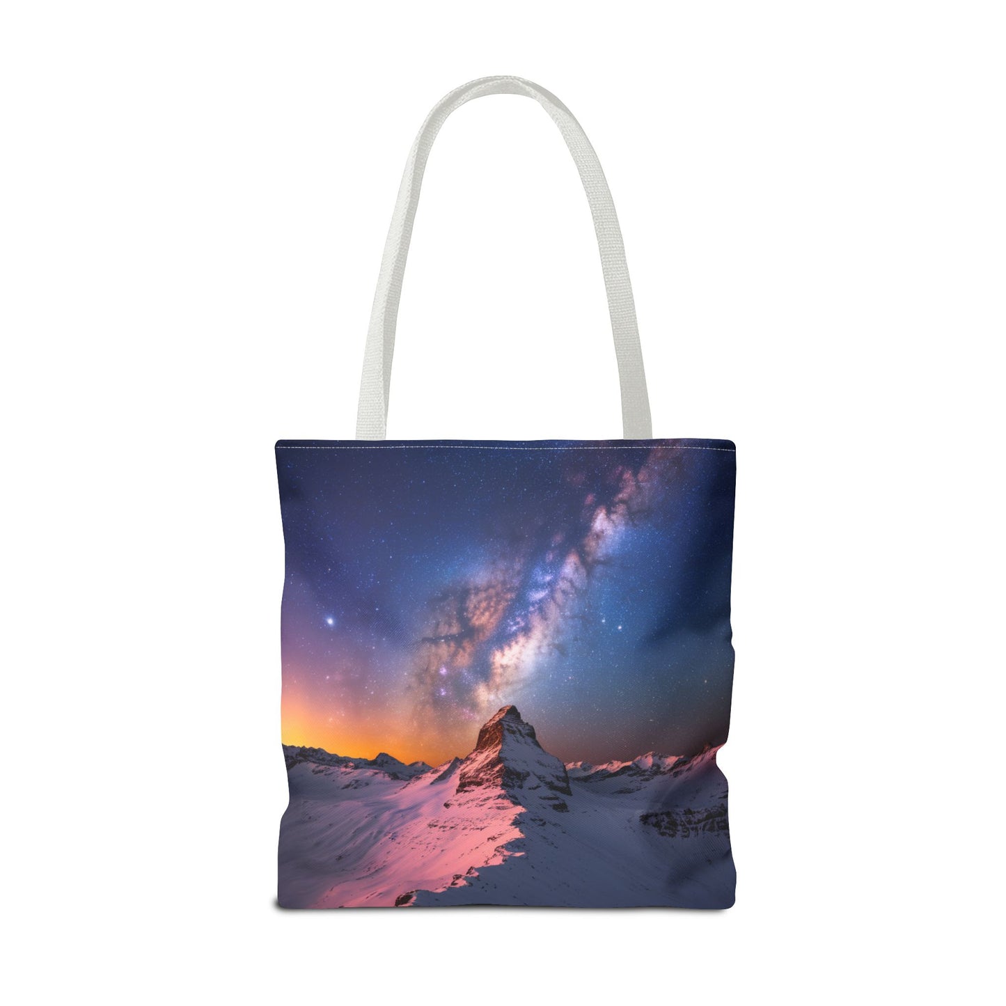 Stunning Mountain Galaxy Tote Bag - Nature Lover's Eco-Friendly Bag