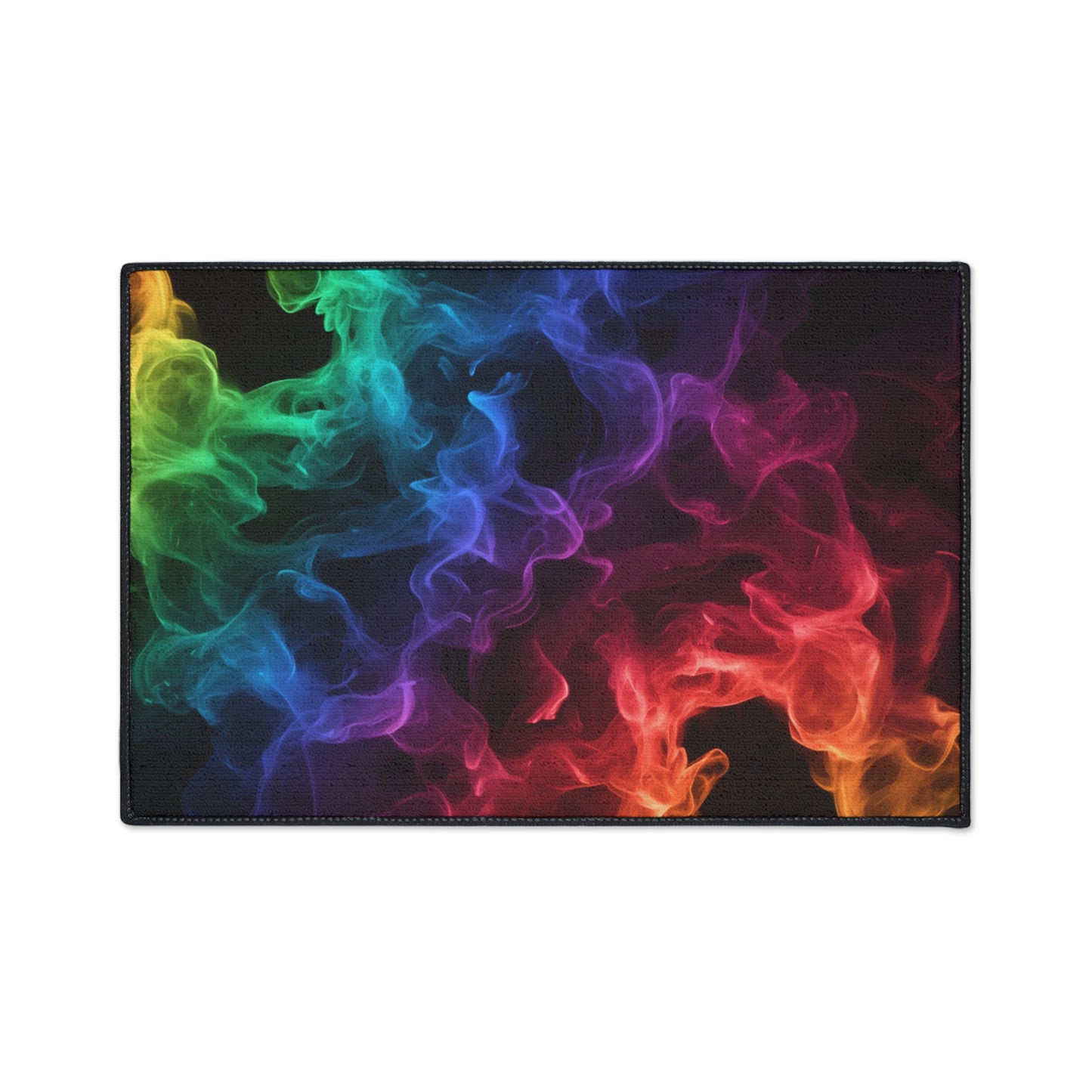 Floor Mat - Colorful Smoke Design