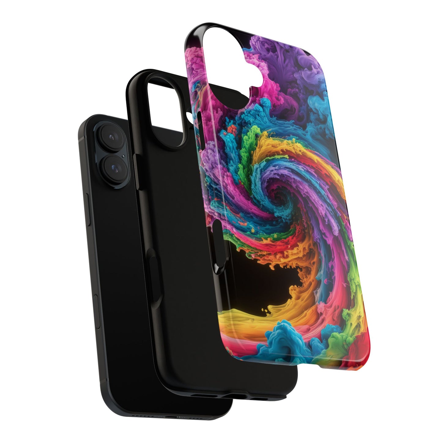 iPhone Case - Colorful Swirl Design