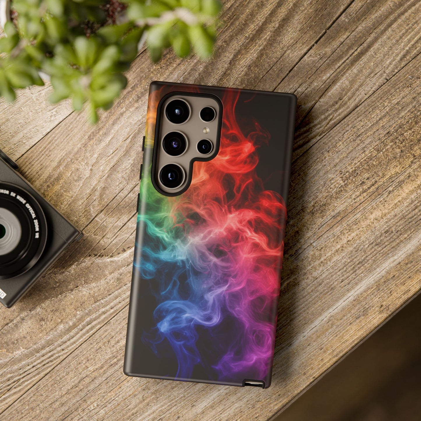 Samsung Galaxy Tough Case with Colorful Smoke Design