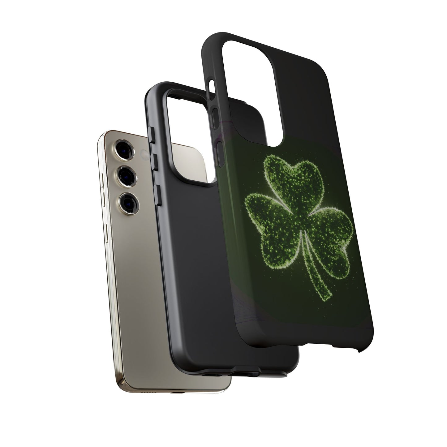 Phone Case - Shiny Shamrock Design for Samsung Galaxy