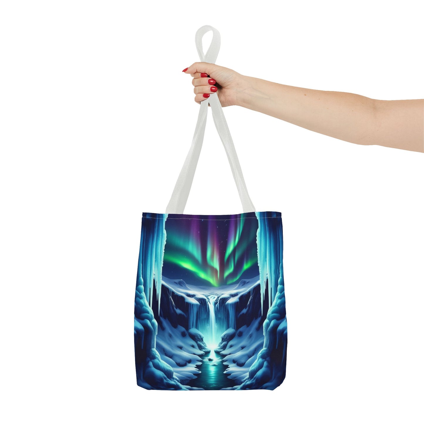Icy Landscape Tote Bag