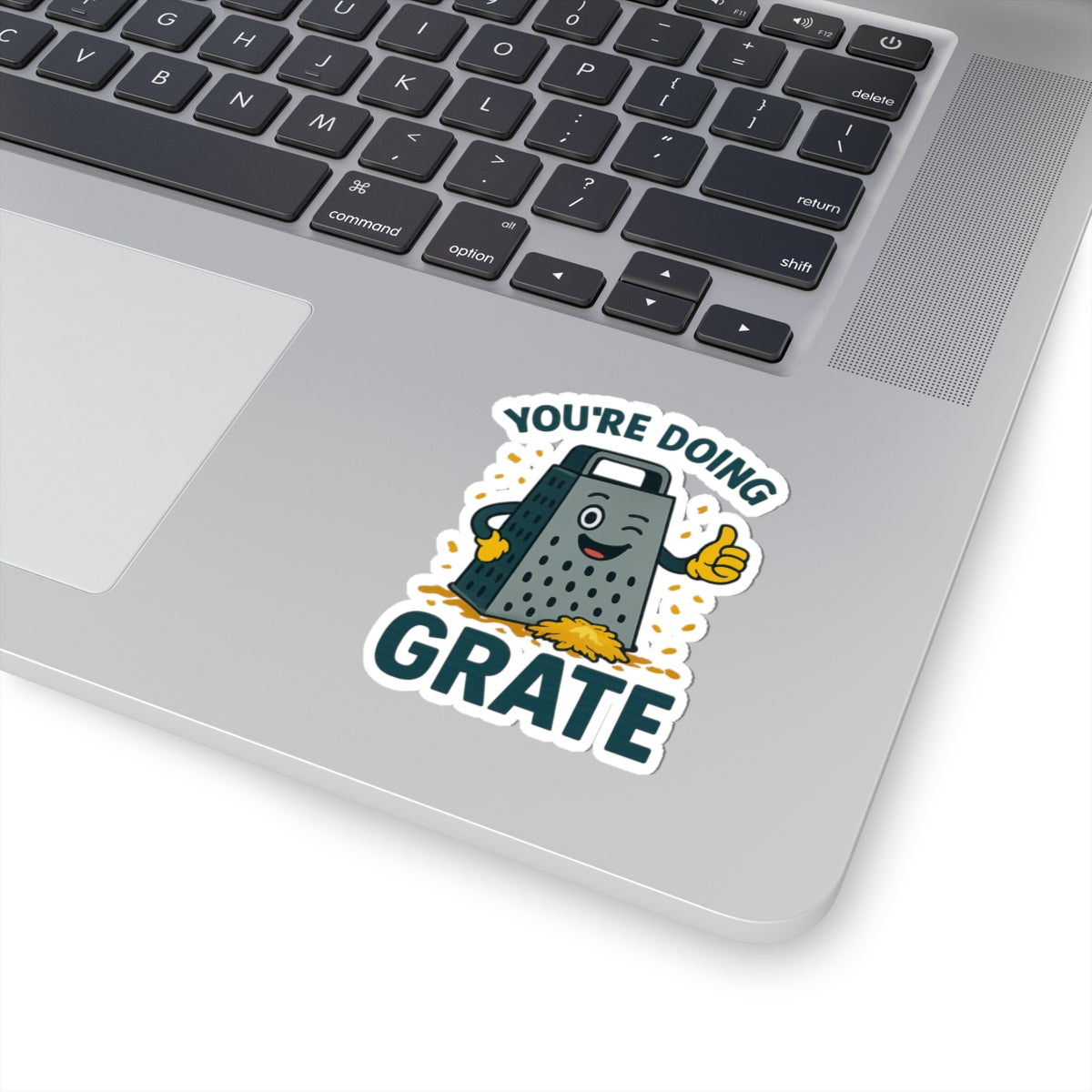 Inspirational Sticker - Cheese Grater Design You're Doing Grate Decal for Foodies Decor for Chefs