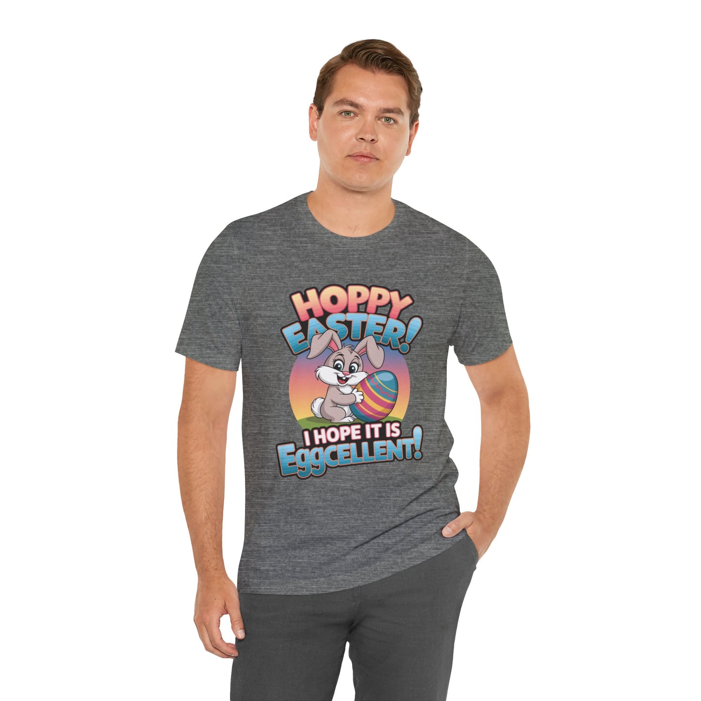 Happy Easter Unisex Tee Easter Shirt Easter Bunny T Shirt Easter Apparel Easter Bunny Outfit