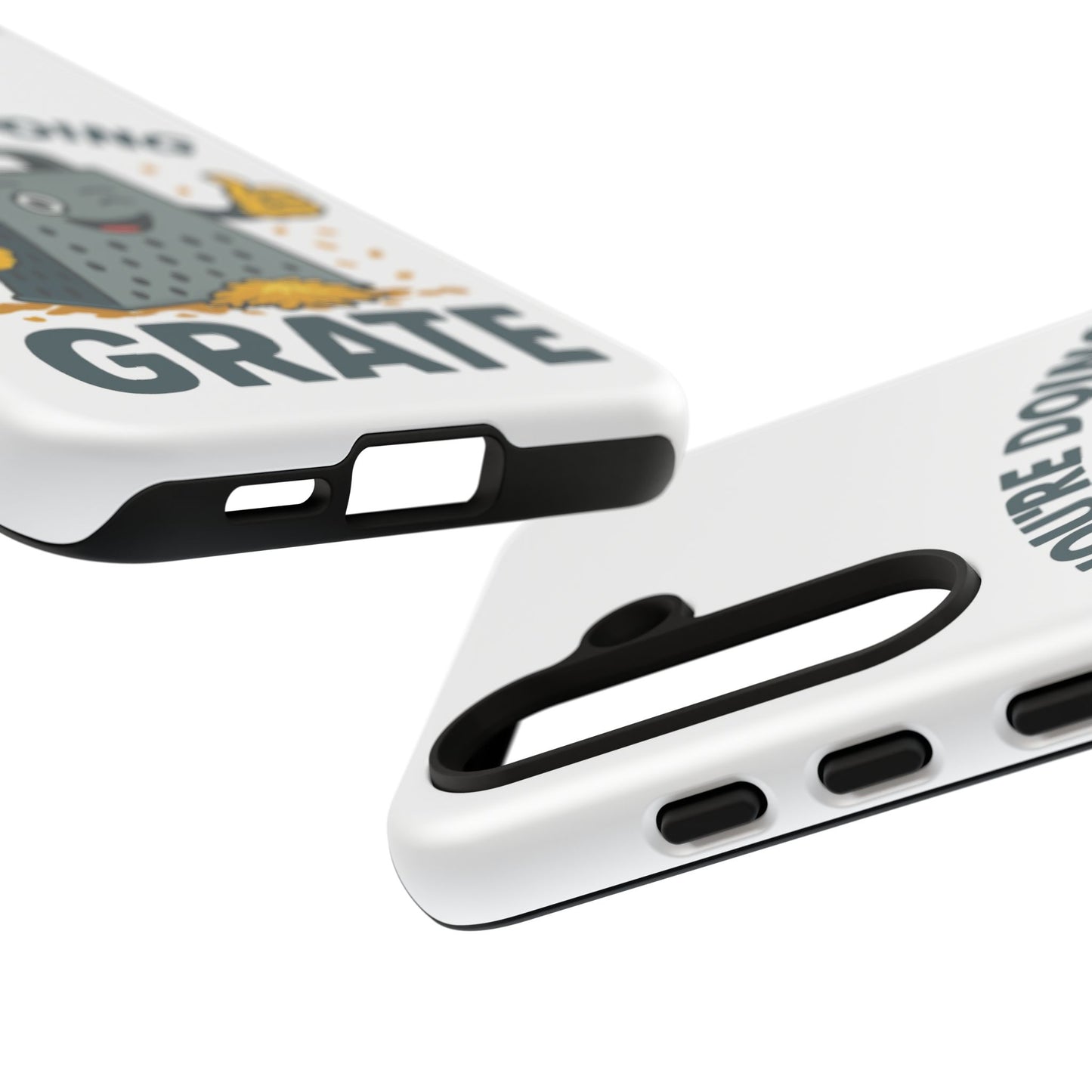 Samsung Tough Case - 'You're Doing Grate' Cheese Grater Design Phone Case for Chefs Foodie Accessory