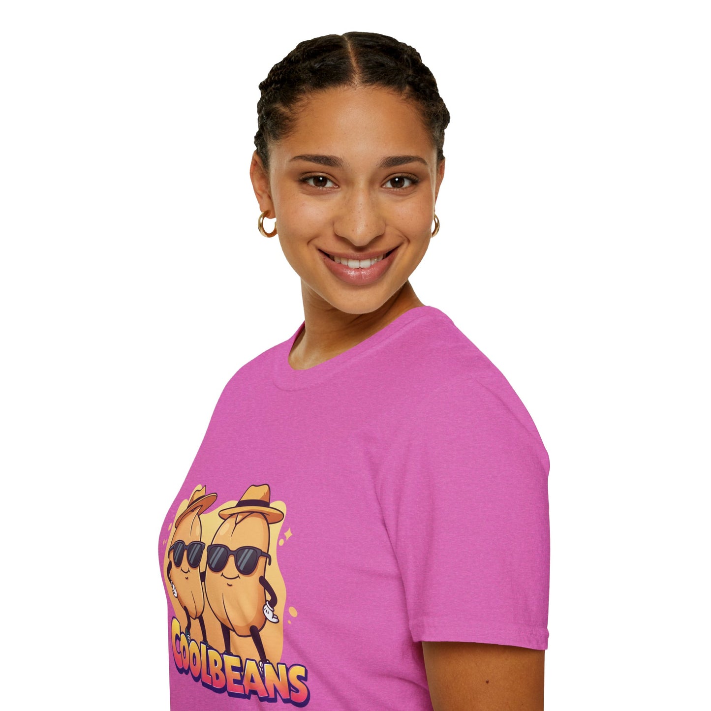 Cool Beans T-Shirt - Two Cooler-Than-Cool Beans With Sunglasses, Quirky Food-Pun Gift Tee for Him, Her or Besties - Perfect Humor and Style