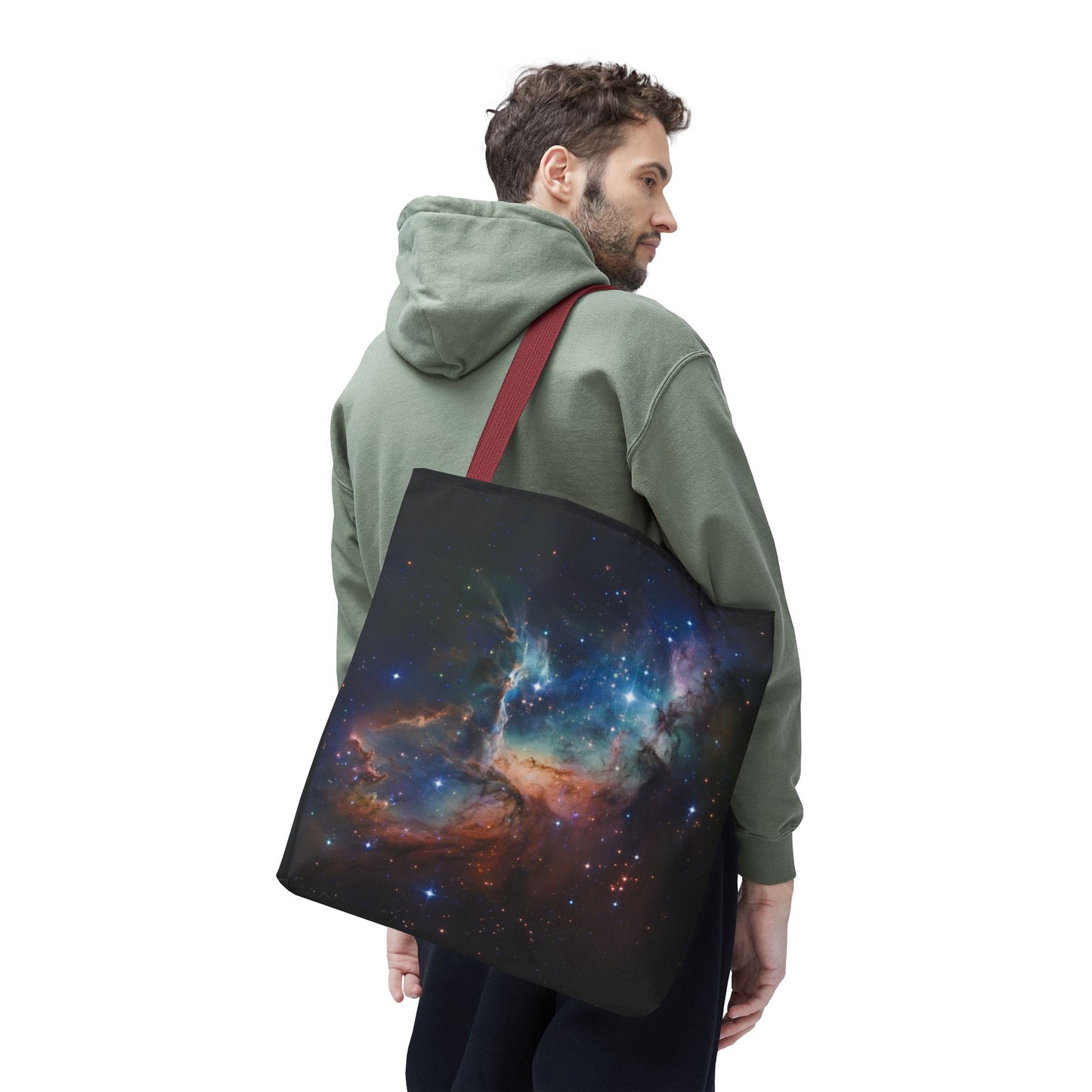 Space Galactic Tote Bag Starry Bag Reusable Tote Cosmic Bag Shopping Bag