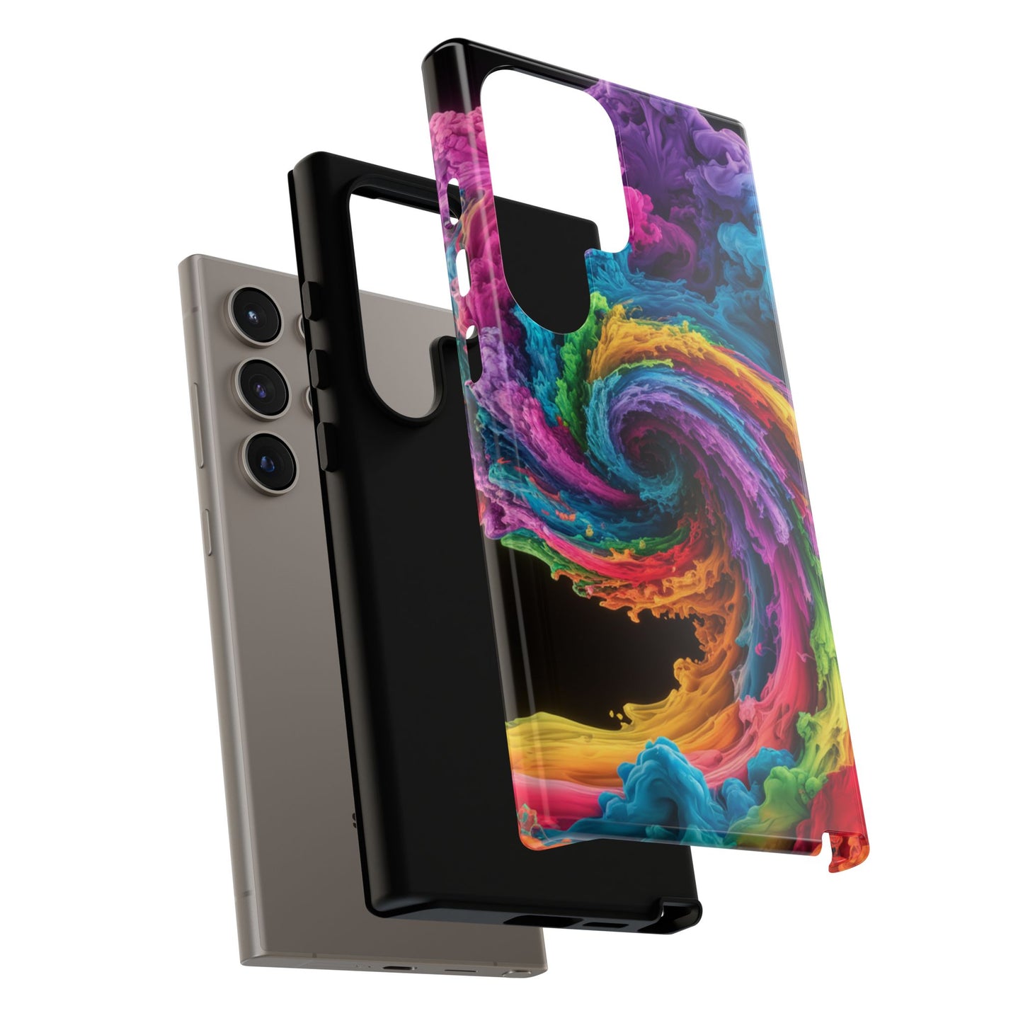 Phone Case - Colorful Swirl Design for Samsung Galaxy