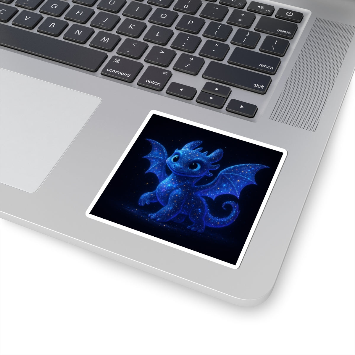 Galaxy Dragon Vinyl Sticker - Cute Fantasy Starry Night Dragon Decal for Laptop, Skateboard, Journal, Water Bottle & Gift