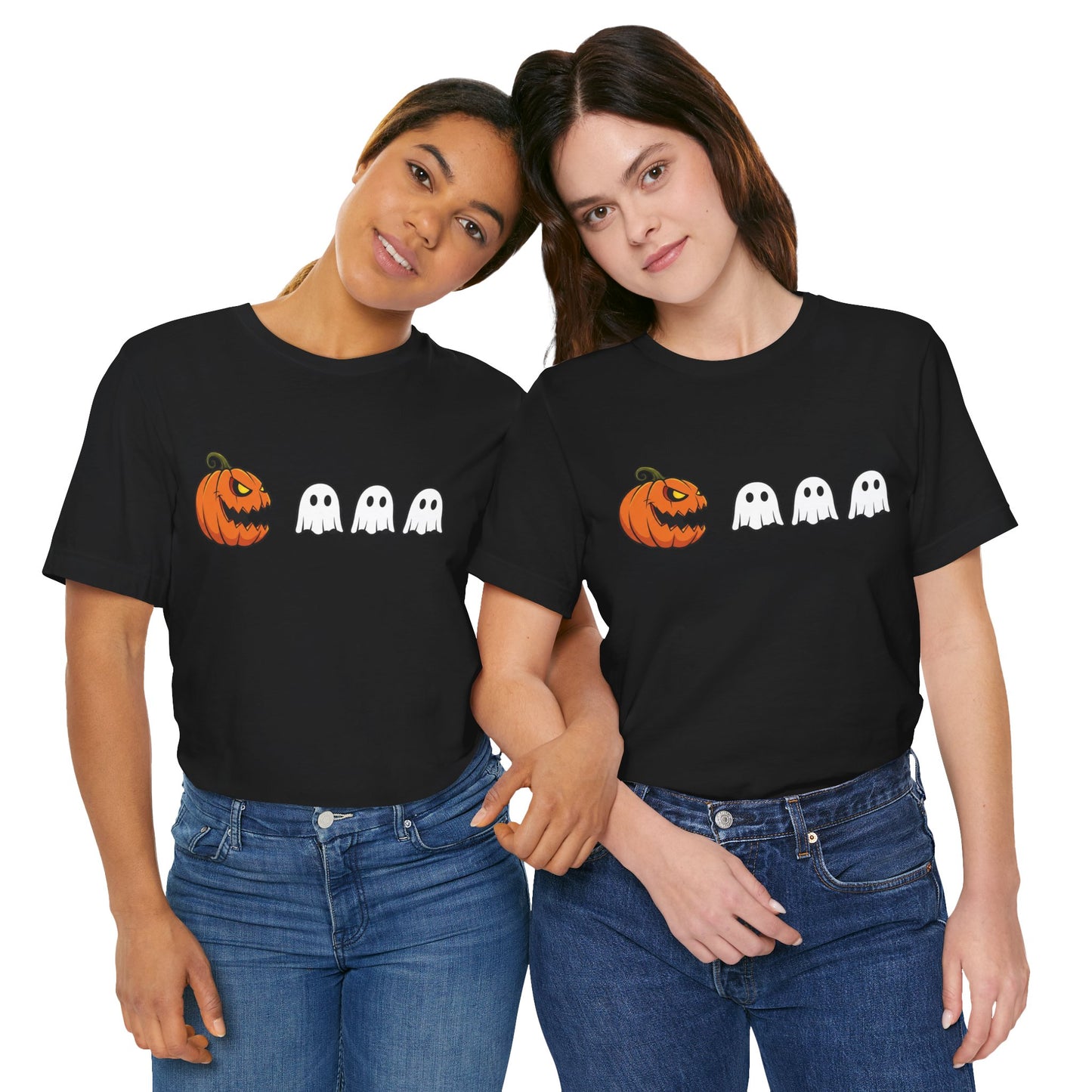 Pumpkin Pac-Man Shirt, Halloween Arcade Tee, Pumpkin Chase Ghosts Tee, Retro Gaming Halloween, Spooky Season Shirt, Vintage Game Pumpkin Top
