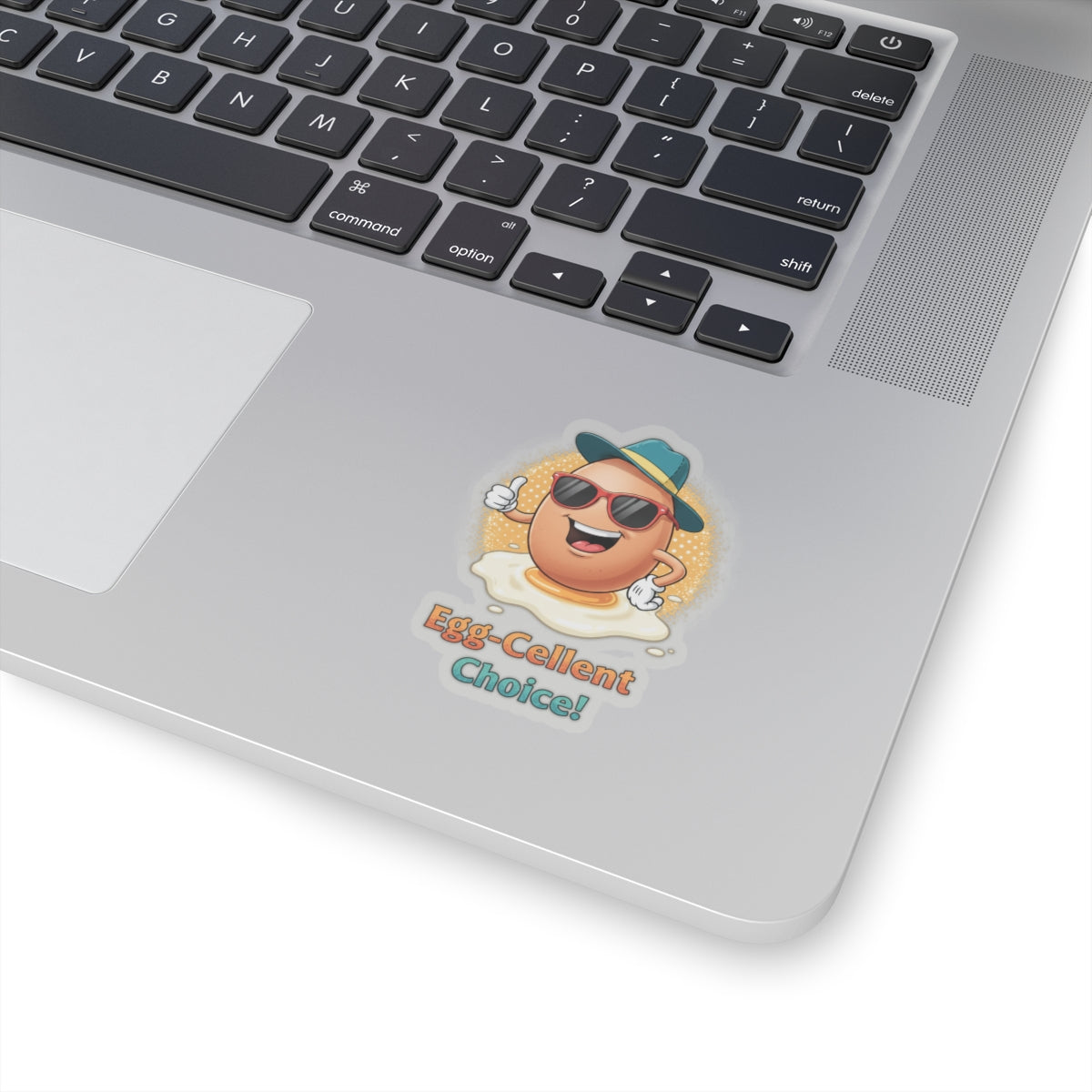 Sticker - Egg-Cellent Choice Pun Thumbs Up Design