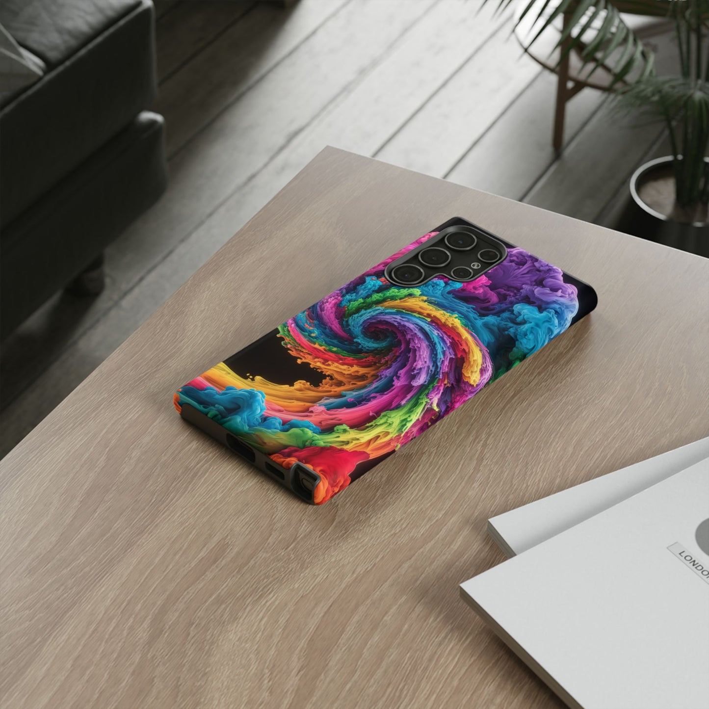 Phone Case - Colorful Swirl Design for Samsung Galaxy