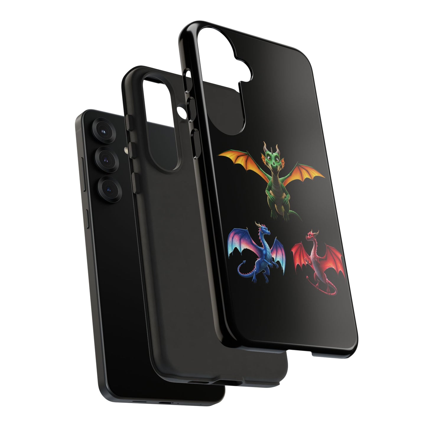 Protective Dragon Phone Case for Samsung Galaxy - Fantasy Art Durable Cover - Bookish Mythical Gift for Teens & Adults Twilight Aesthetic