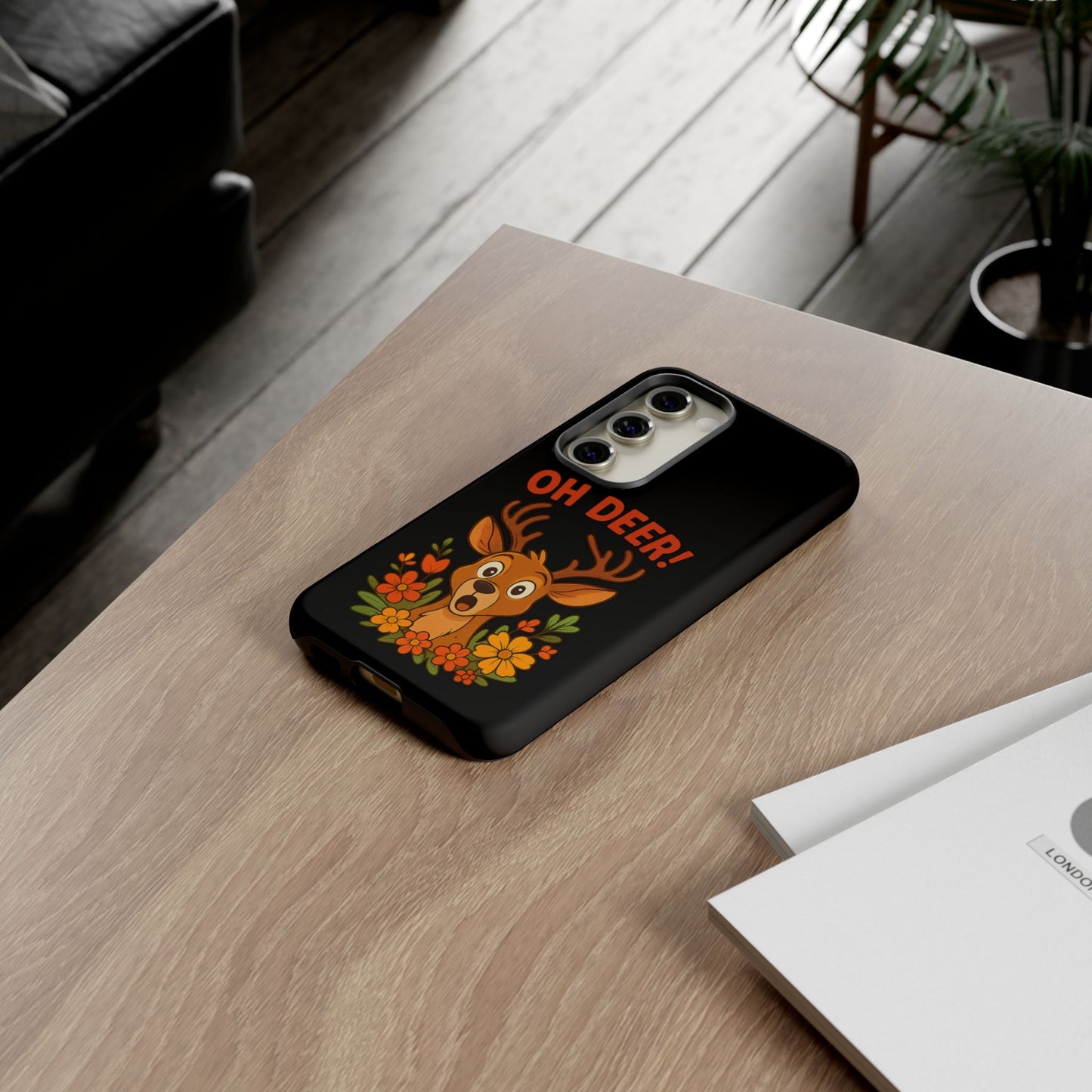 Samsung Phone Case Deer Galaxy Phone Case Nature Phone Accessory Gift for Animal Lovers Funny Case