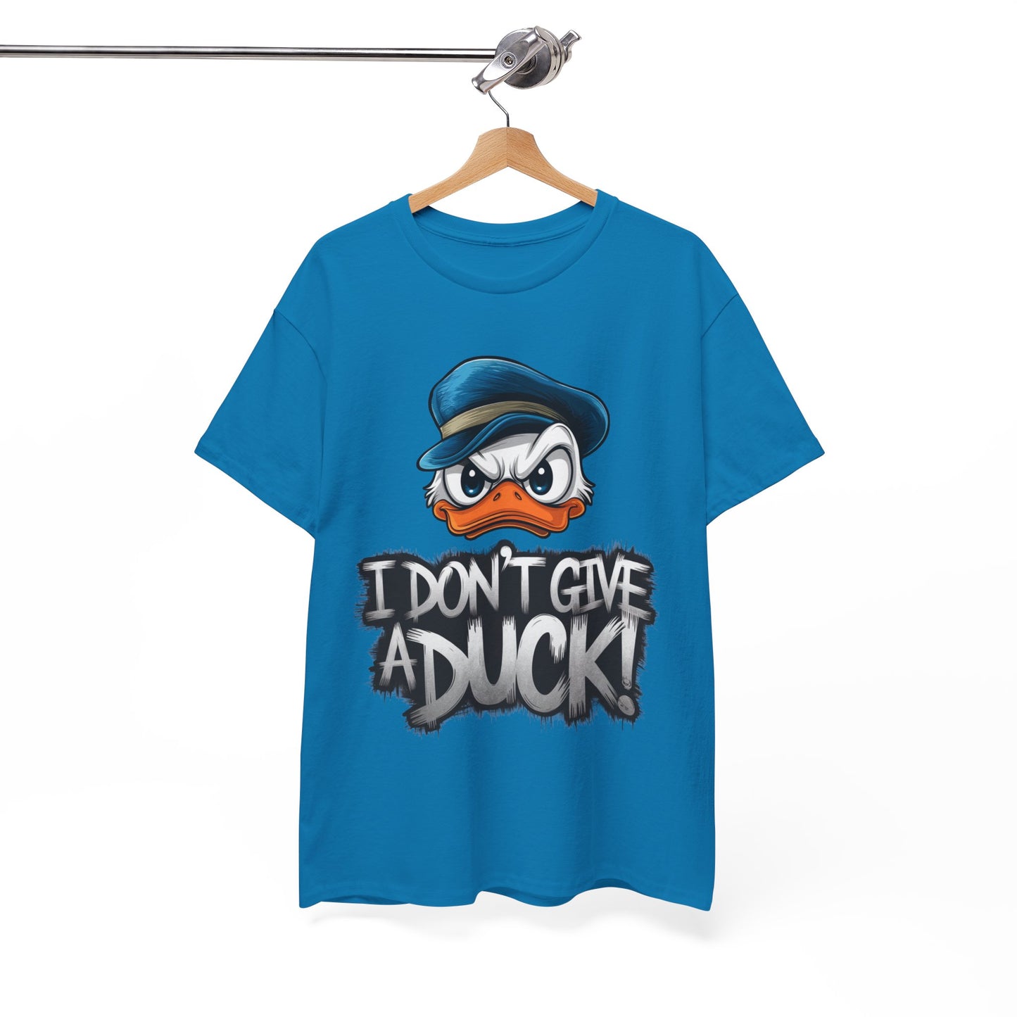 I Don’t Give a Duck Shirt – Funny Grumpy Duck Tee – Sarcastic Animal Graphic Shirt – Unisex Gift for Duck Lovers & Meme Fans