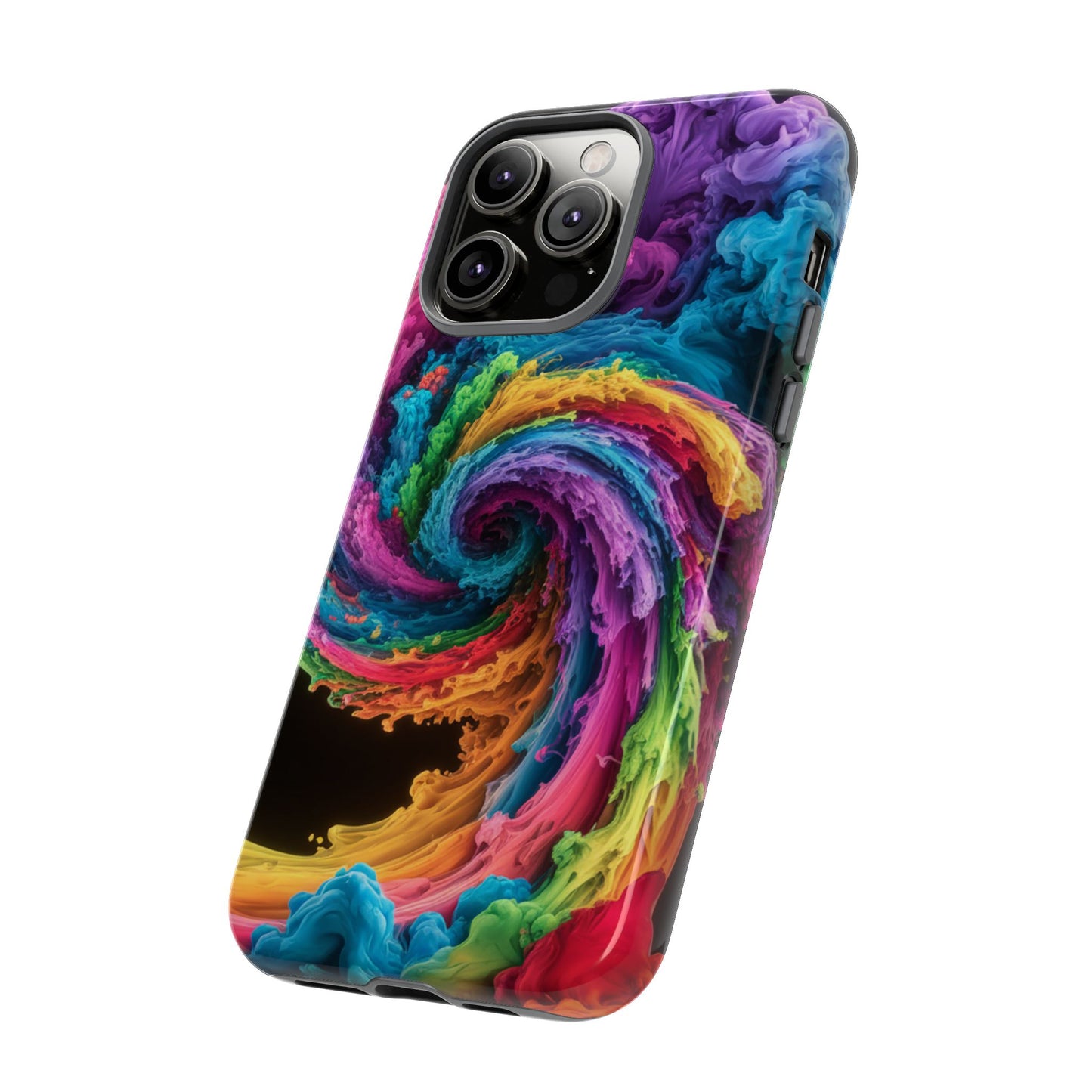 iPhone Case - Colorful Swirl Design