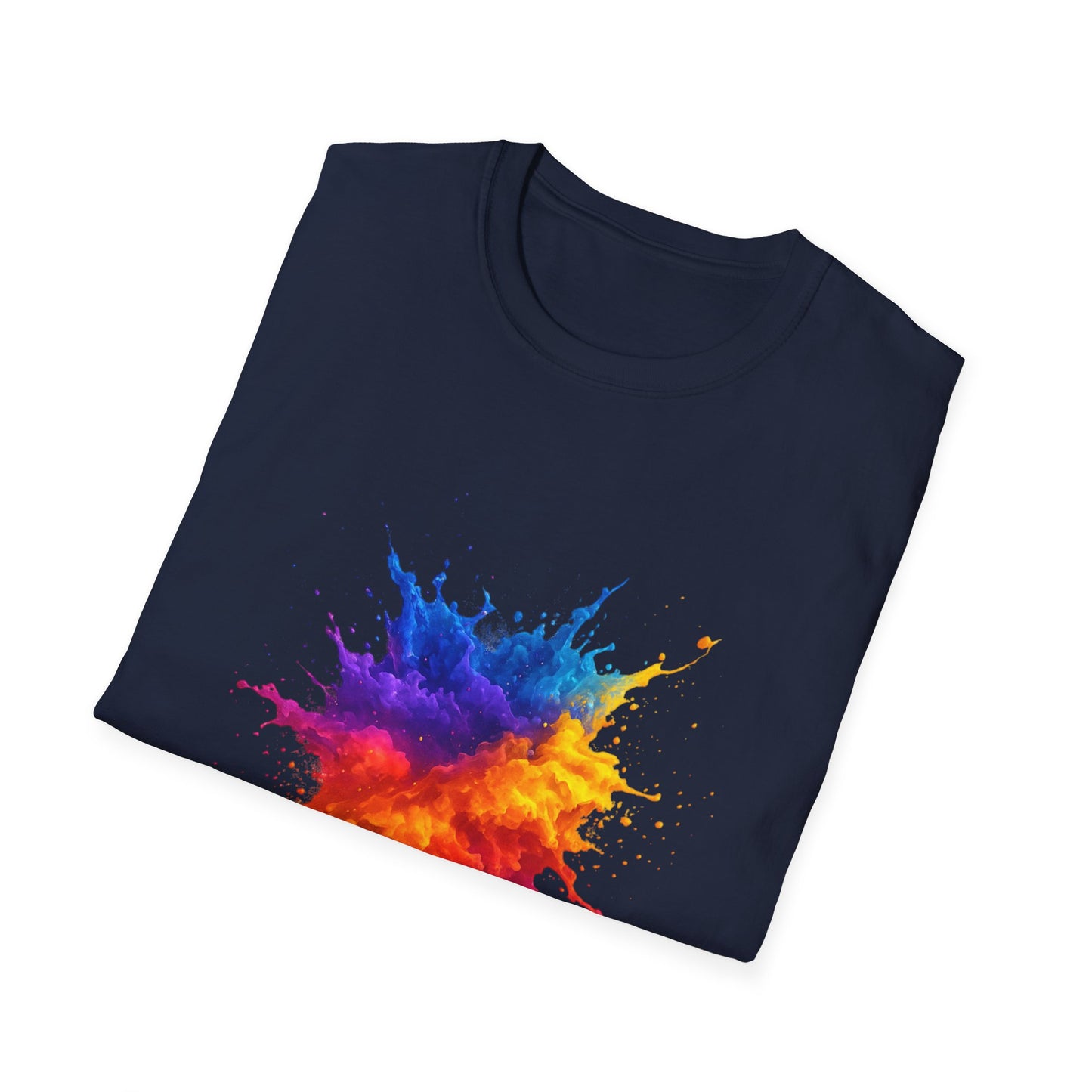 Color Burst Paint Splash Shirt – Vibrant Abstract Art Tee for Creatives & Color Lovers Colorful Apparel