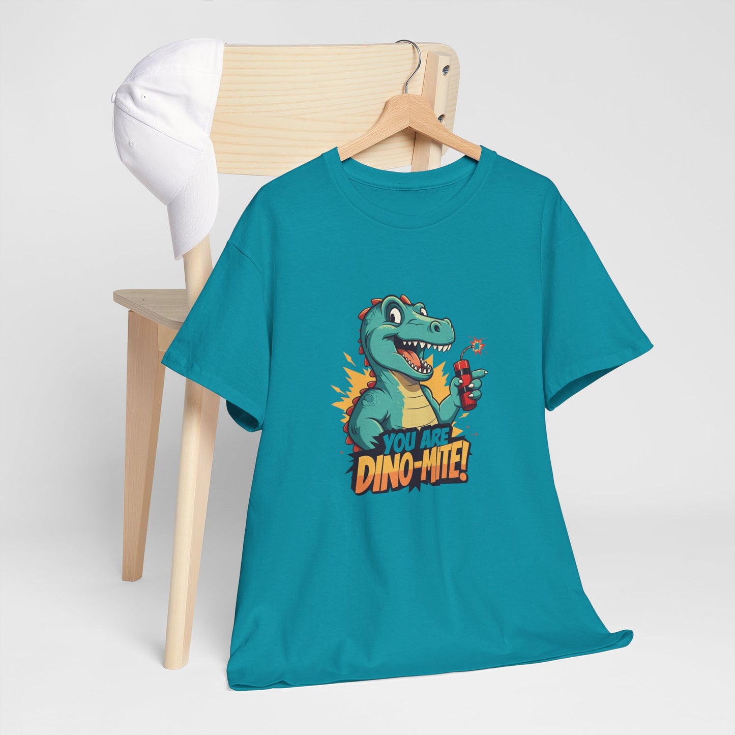 You Are Dino-Mite T-Shirt – Funny Dinosaur Graphic Tee | Cute T-Rex Shirt for Kids & Adults | Unisex Dino Lover Gift | Explosion Design